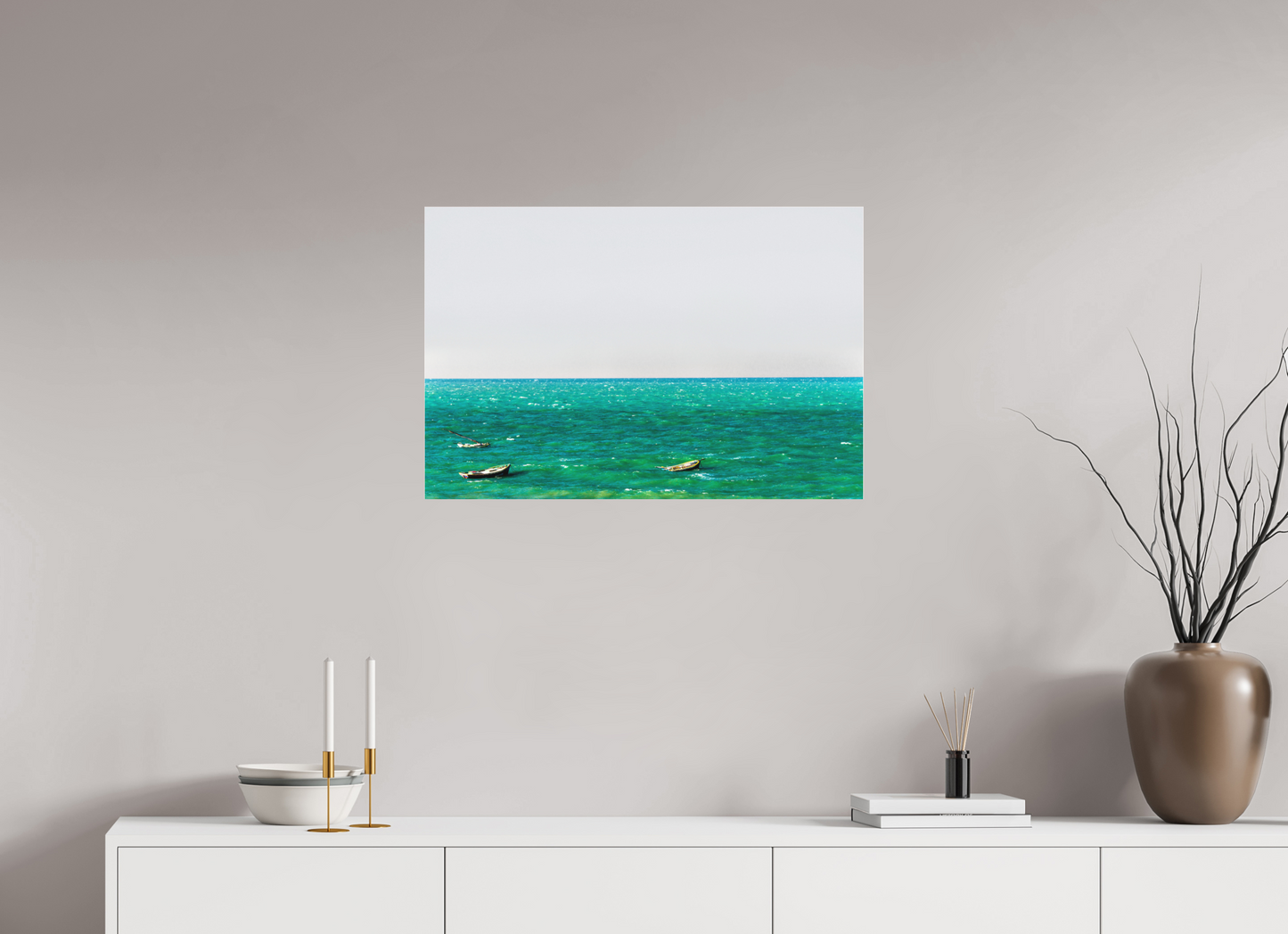 75 x 50 cm, Fine Art Acrylglas Matt Praia de Canoa Quebrada - Canoa Quebrada- CE