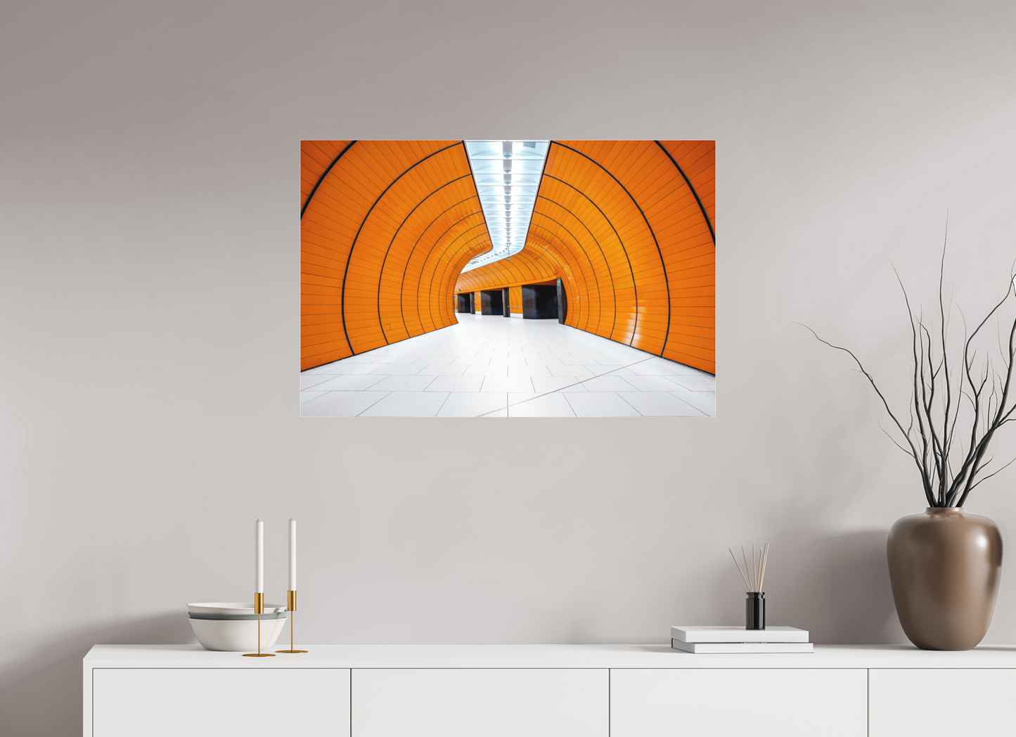 90 x 60 cm, Fine Art Acrylglas Matt Marienplatz #4 München