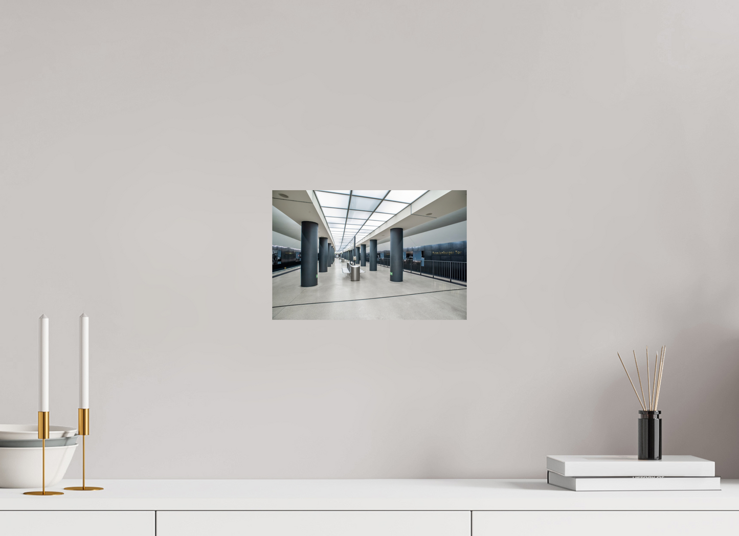 30 x 20 cm, Fine Art Print Metallic Edition Brandenburger-Tor #3 Berlin