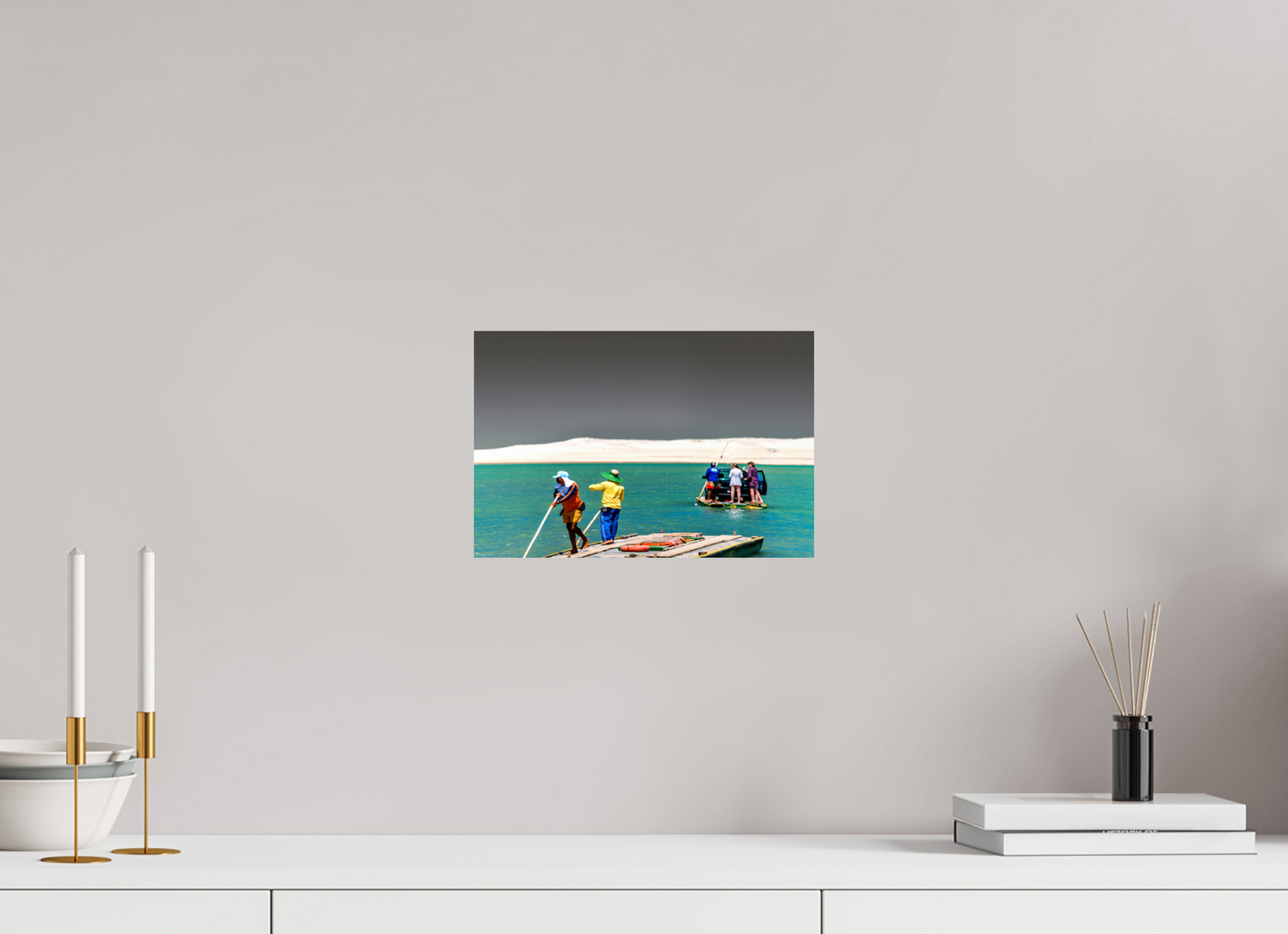 30 x 20 cm, Fine Art Print auf Alu-Dibond ohne Aufhang Genipabu - Extremoz - RN #2