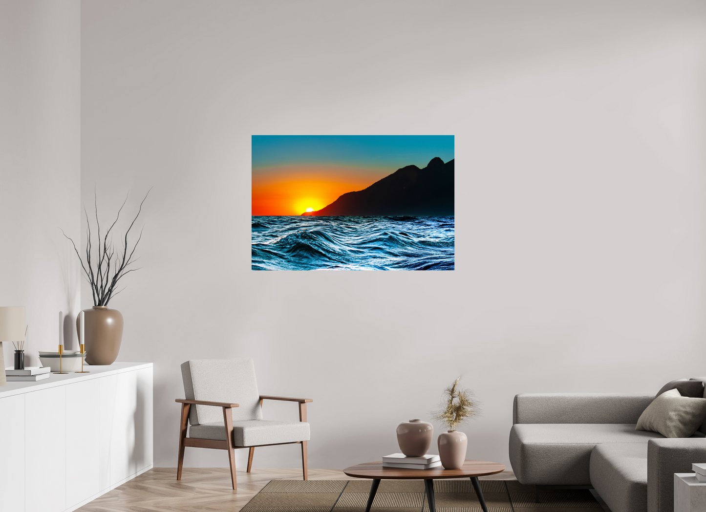 120 x 80 cm, Fine Art Print auf Alu-Dibond ohne Aufhang Ponta do Boi - Ilhabela
