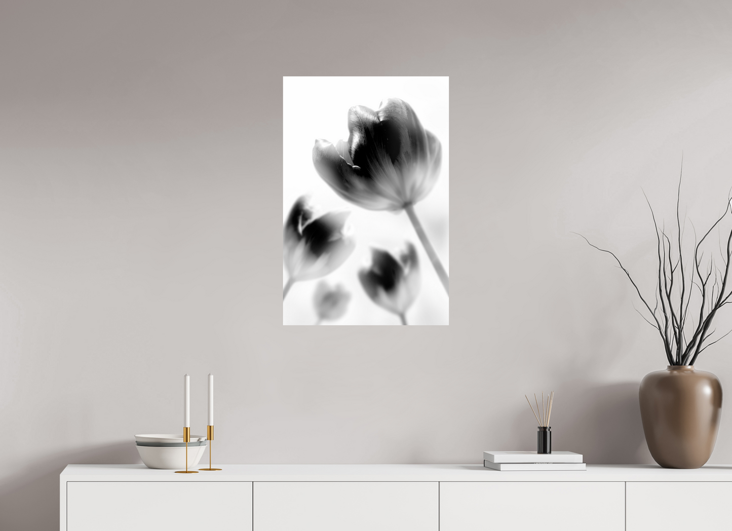 50 x 75 cm, ChromaLuxe HD Metal Print Tulpe-01