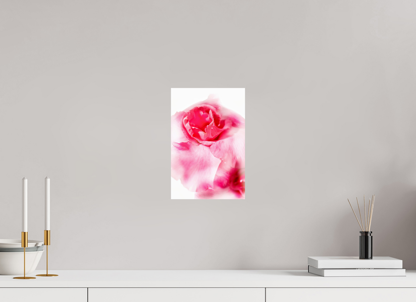 20 x 30 cm, Fine Art Print Baryta auf Alu-Dibond Rose_01