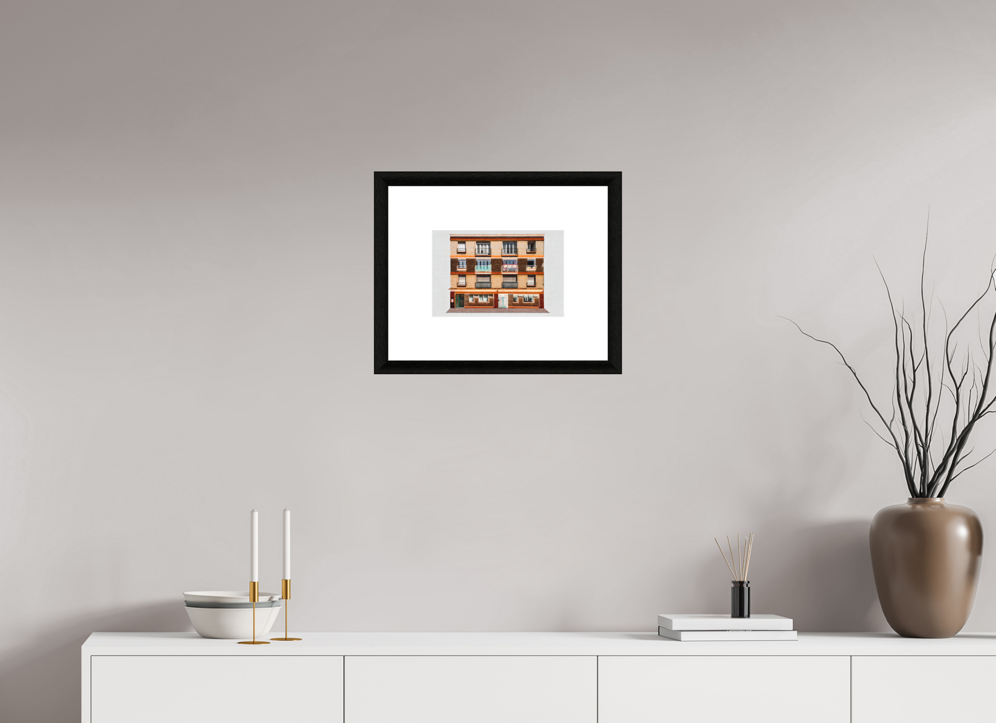 30 x 20 cm, Le Havre _ Framed _Passepartout_Photo Silk Baryta Hahnemuehle Nr_5
