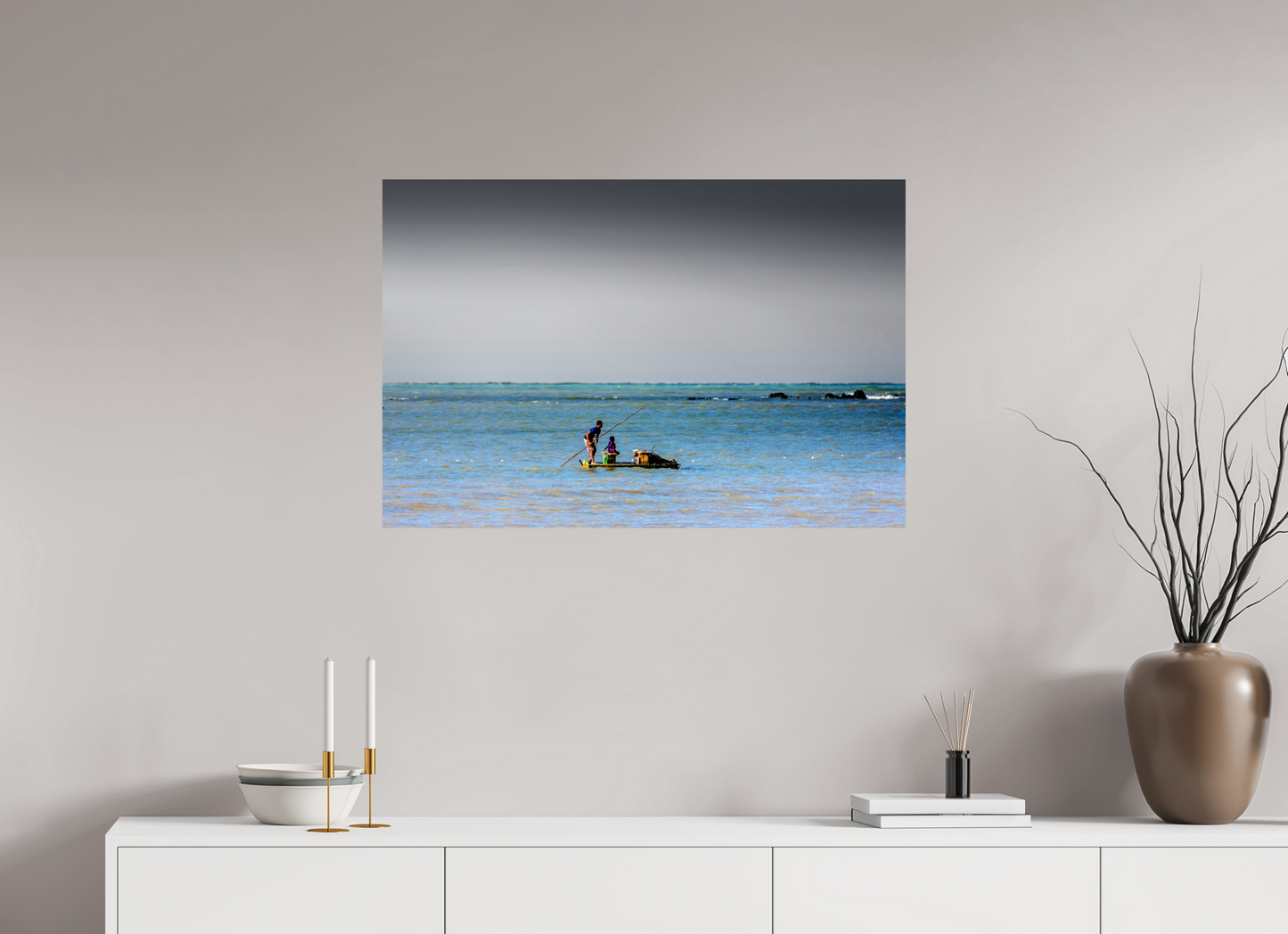 90 x 60 cm, Fine Art Print auf Alu-Dibond ohne Aufhang Cabo Branco - João Pessoa - PB