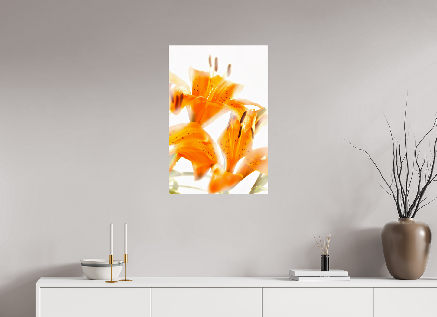 50 x 75 cm, Fine Art Print Baryta auf Alu-Dibond Lilie_07