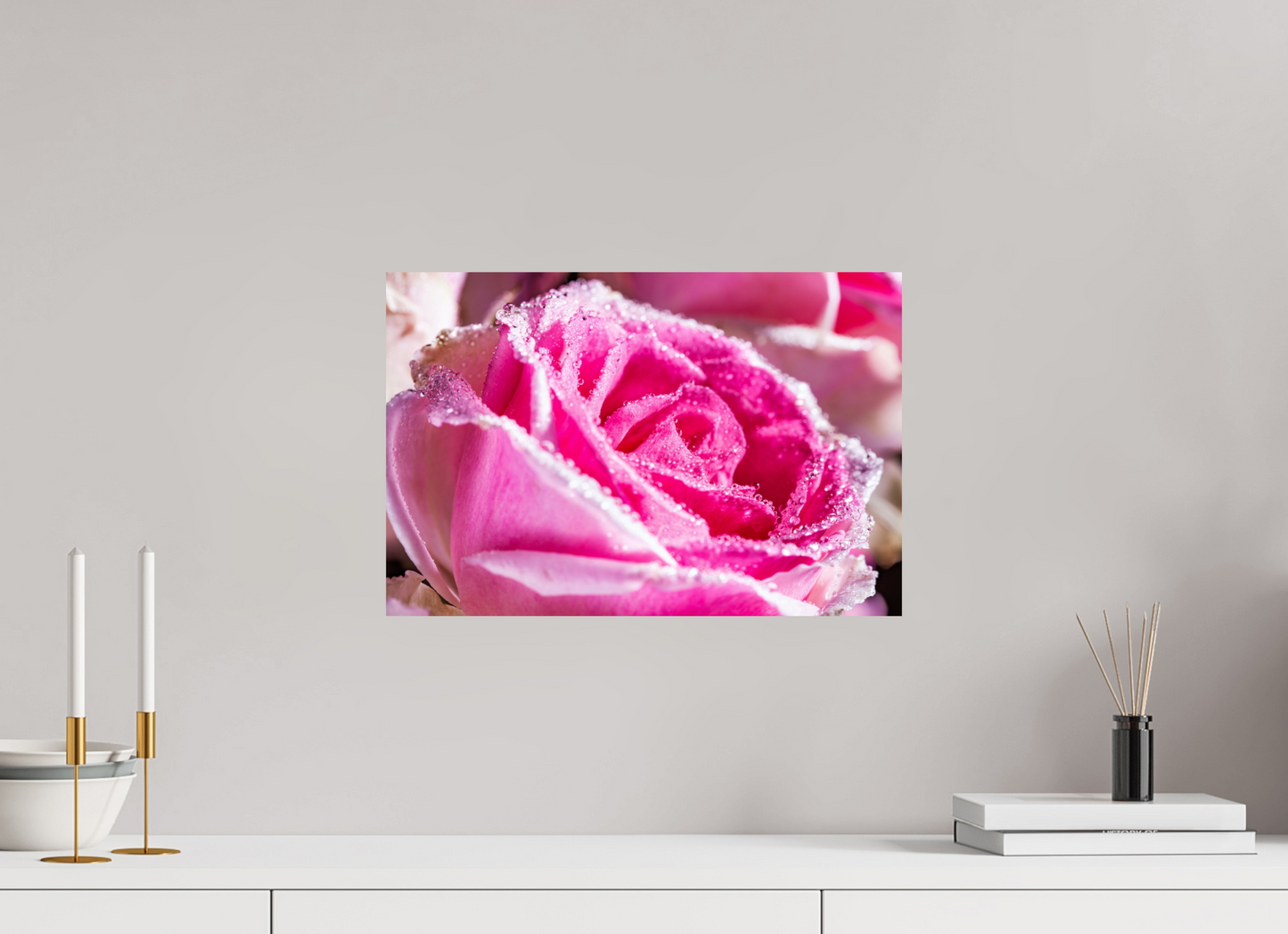 45 x 30 cm, Fine Art Print Baryta auf Alu-Dibond Rose_09