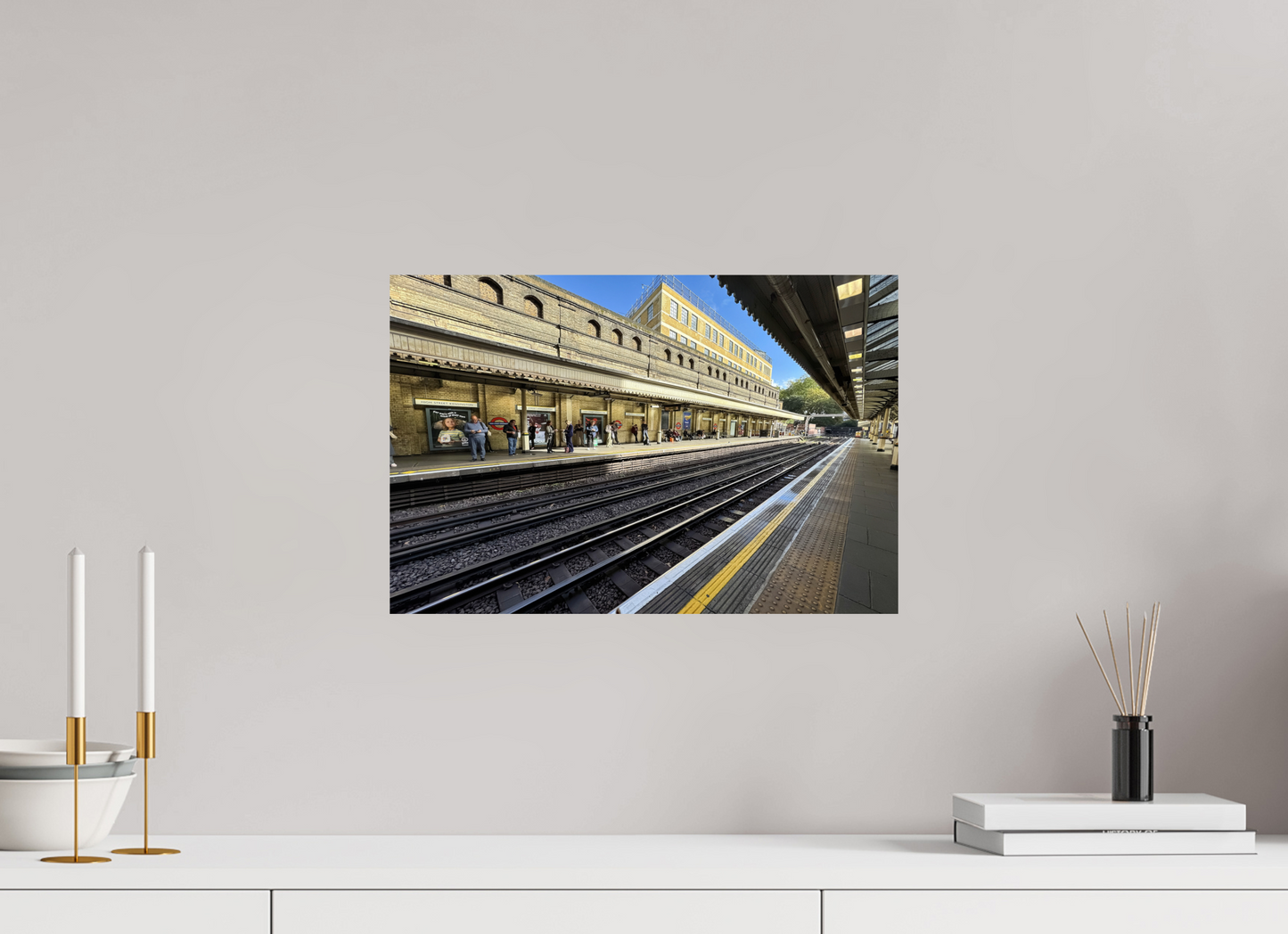 45 x 30 cm, Fine Art Print Metallic Edition Brandenburger-Tor- #2 Berlin