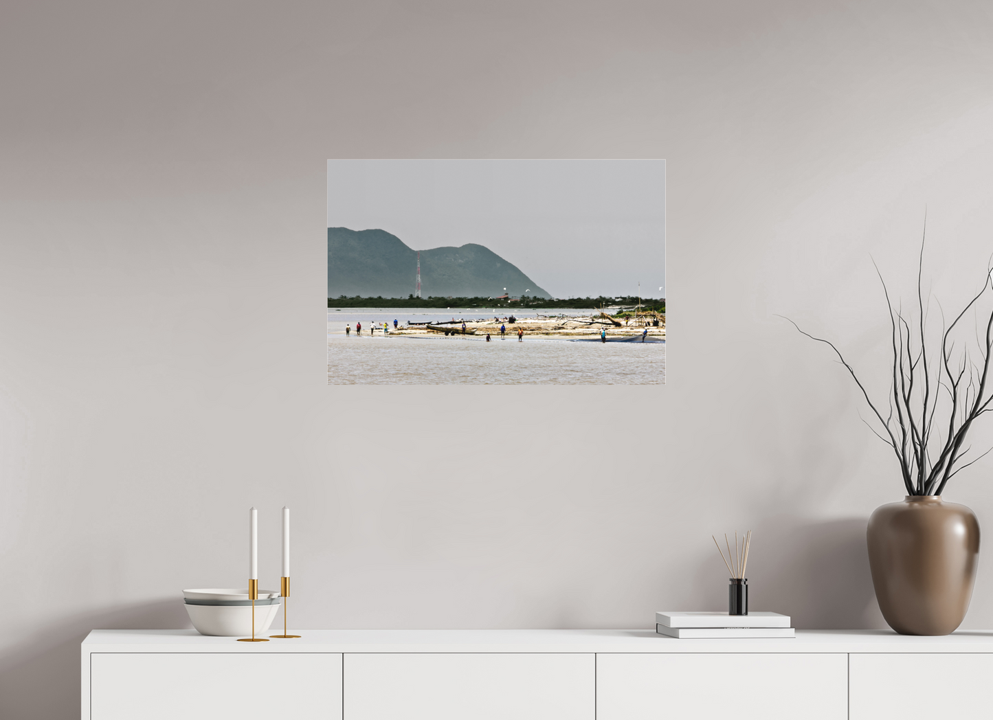 75 x 50 cm, Fine Art Acrylglas Matt Barra Da Juréia - Juréia- SP