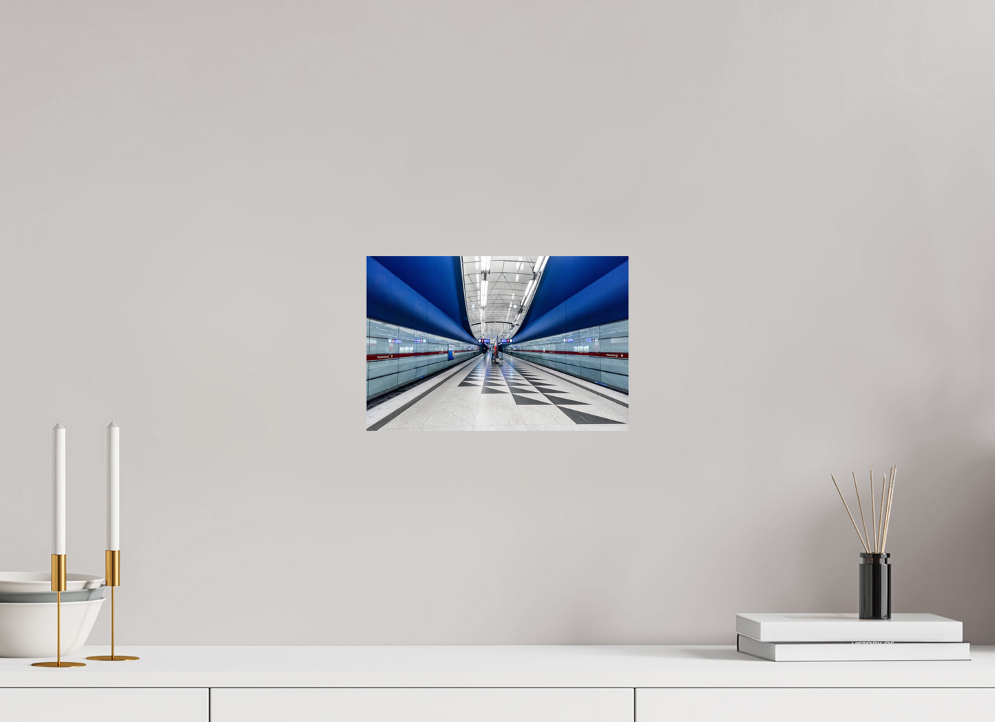 30 x 20 cm, Fine Art Print Metallic Edition Hasenbergl #5 Müchen