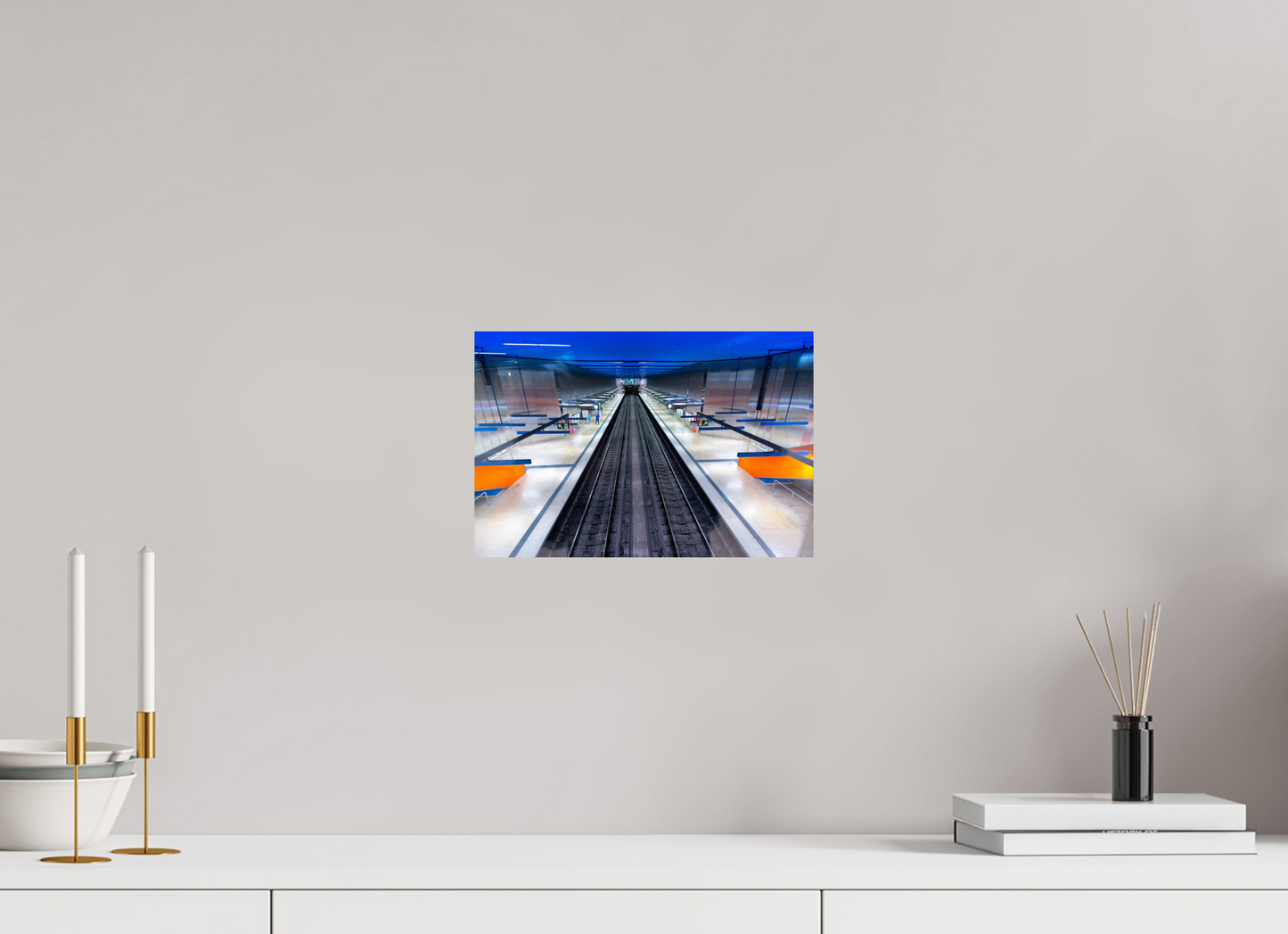 30 x 20 cm, Fine Art Print Metallic Edition Olympia-Einkaufszentrum #4 München