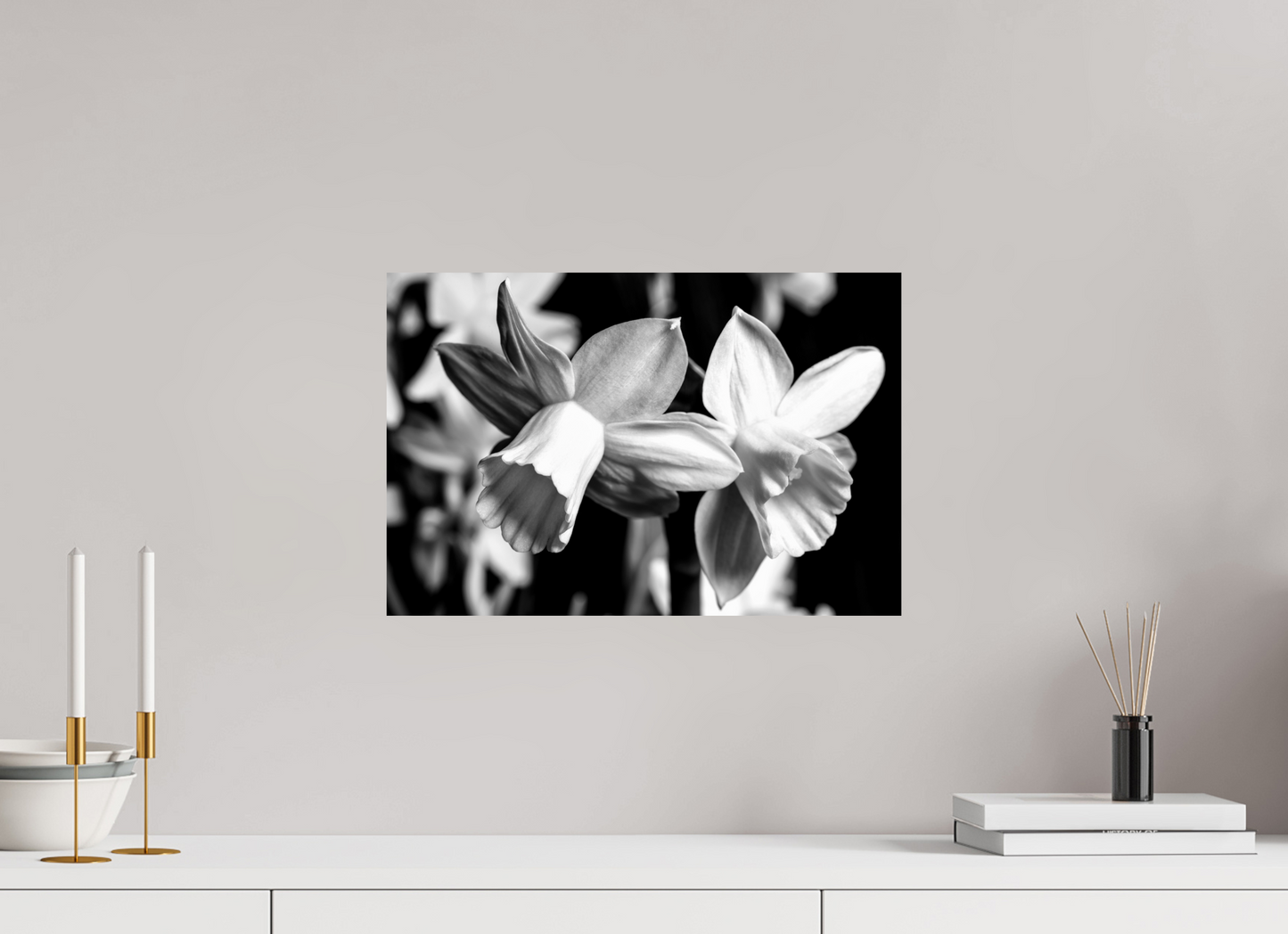 45 x 30 cm, ChromaLuxe HD Metal Print Narzisse_01