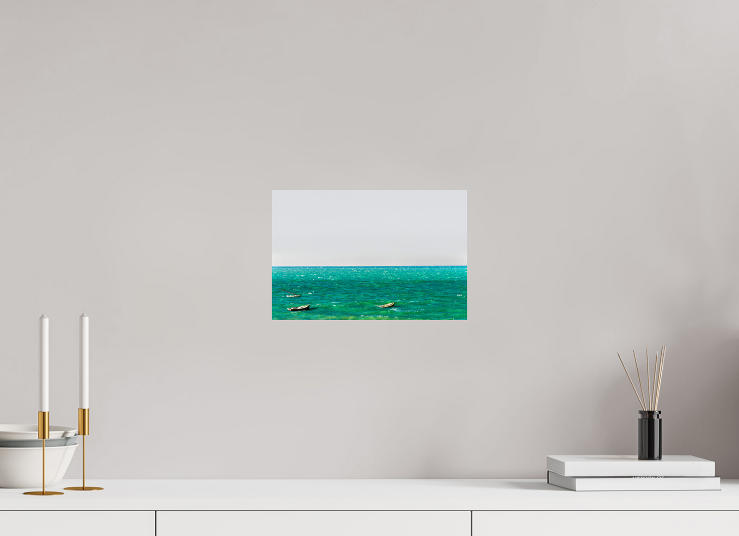 30 x 20 cm, Fine Art Print auf Alu-Dibond ohne Aufhang Praia de Canoa Quebrada - Canoa Quebrada- CE