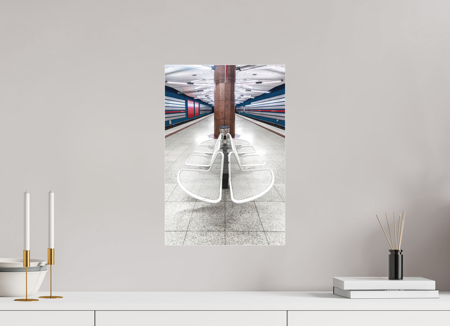 30 x 45 cm, Fine Art Acrylglas Matt Milbertshofen #3 München