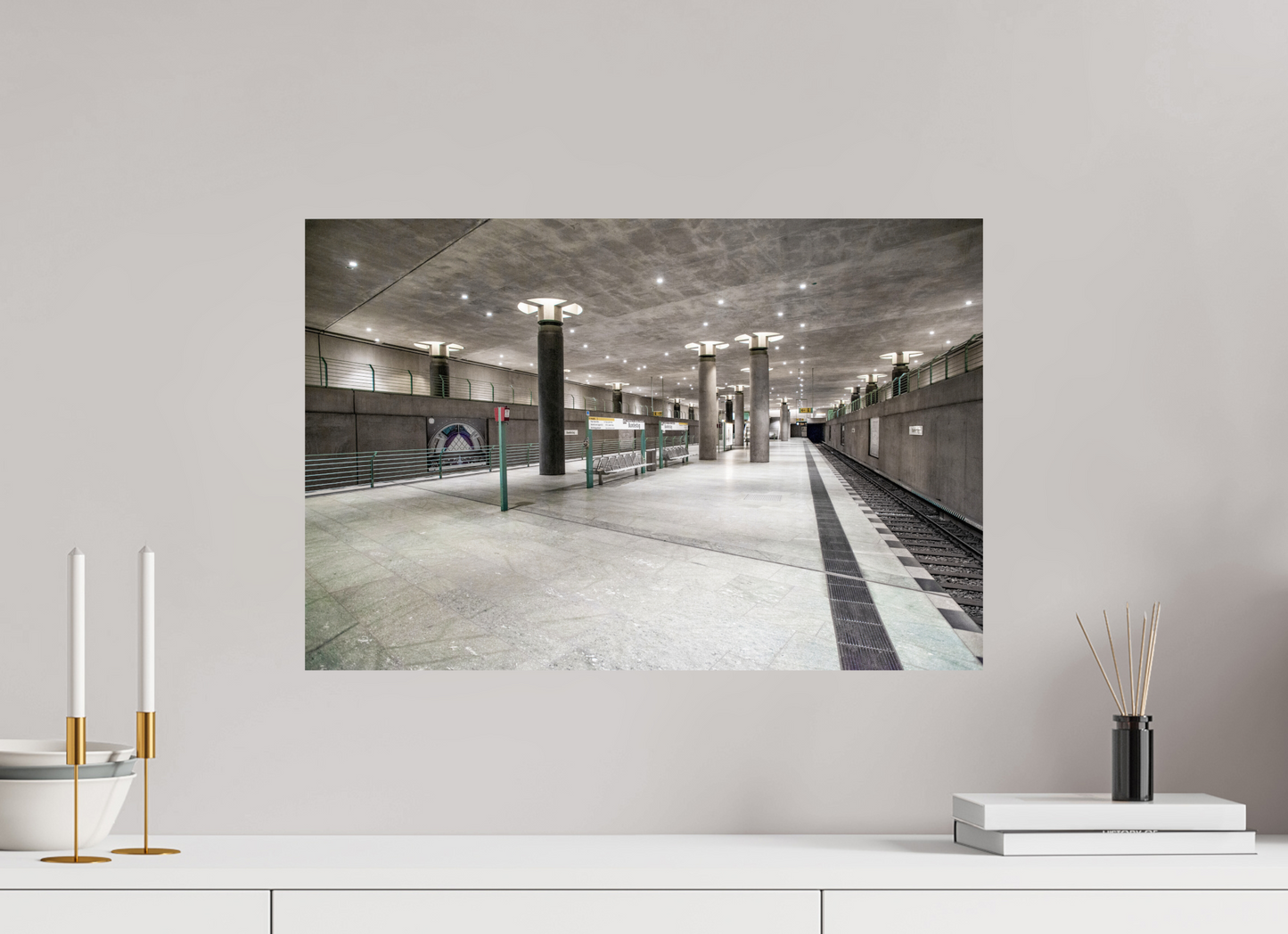 60 x 40 cm, Fine Art Print Metallic Edition Bundestag #1 Berlin