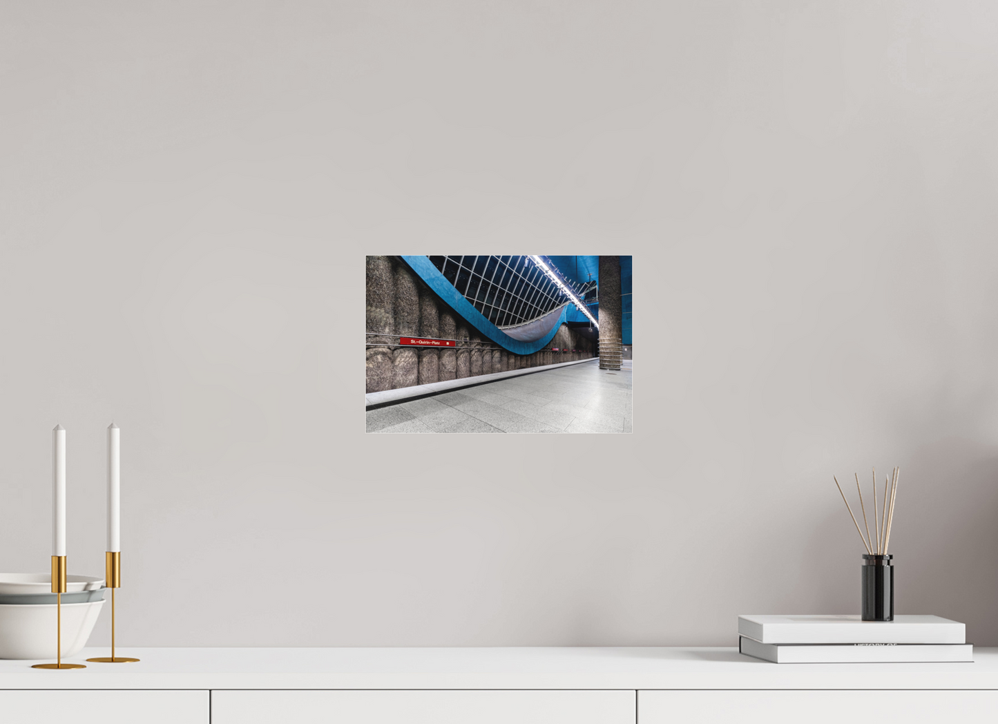 30 x 20 cm, Fine Art Acrylglas Matt St-Quirin-Platz #1 München