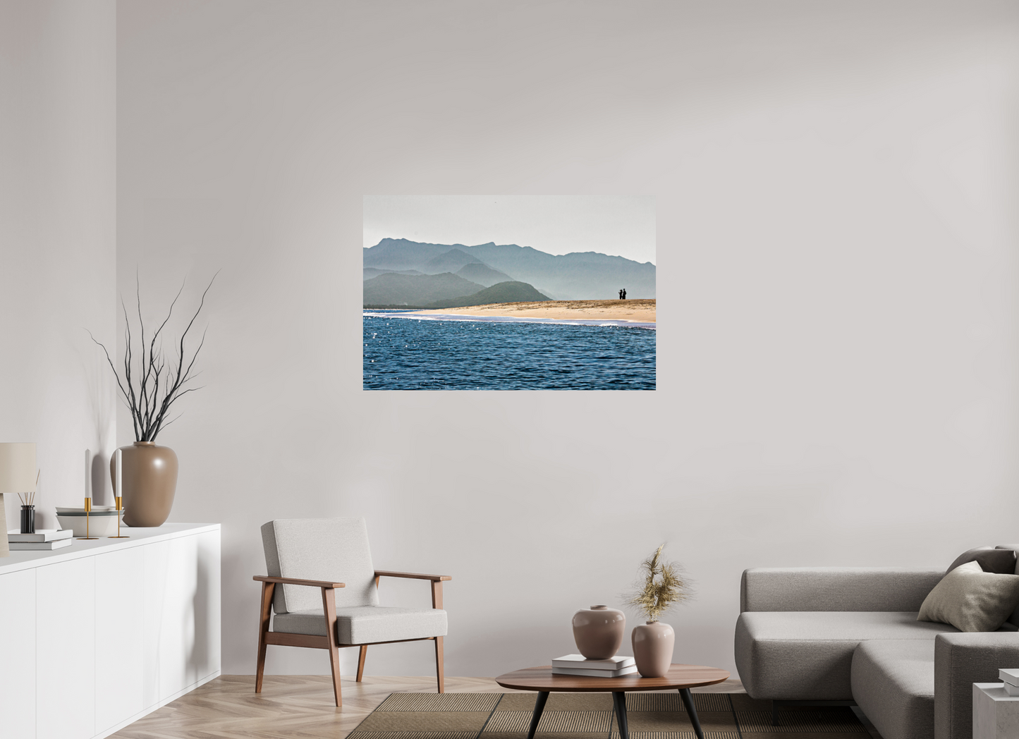 120 x 80 cm, Fine Art Print auf Alu-Dibond ohne Aufhang Ilha Prumirim - Ubatuba - SP