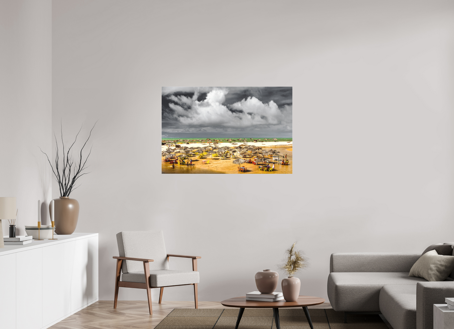 120 x 80 cm, Fine Art Acrylglas Matt Praia Bela - Pitimbu - PB
