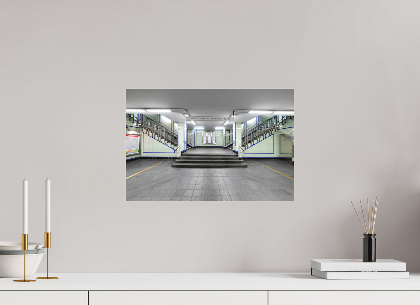 45 x 30 cm, Fine Art Acrylglas Matt Hamburger Strasse #5