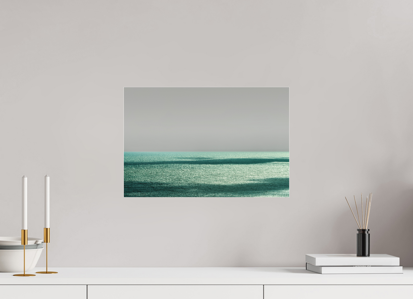 45 x 30 cm, Fine Art Acrylglas Matt Book Cover Brazil Waterline -RN