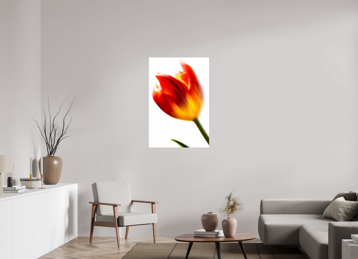 70 x 105 cm, Fine Art Print Baryta auf Alu-Dibond Tulpe-04