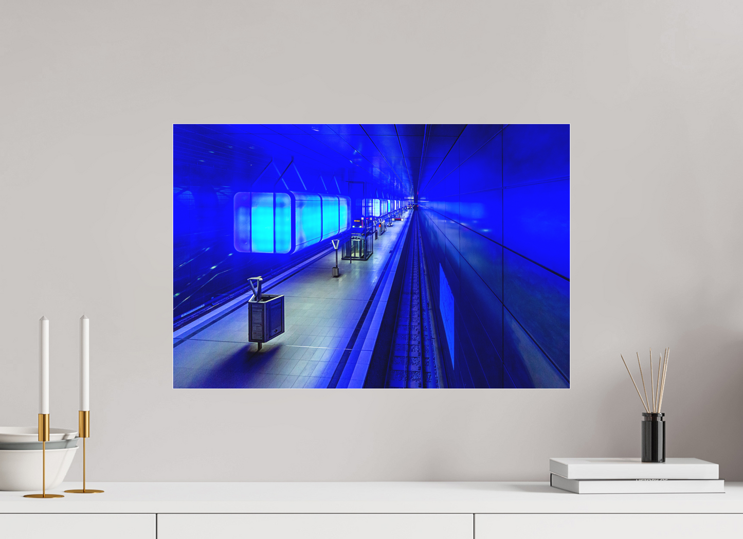 60 x 40 cm, Fine Art Acrylglas Matt Hafen-City-Universität #1 Hamburg