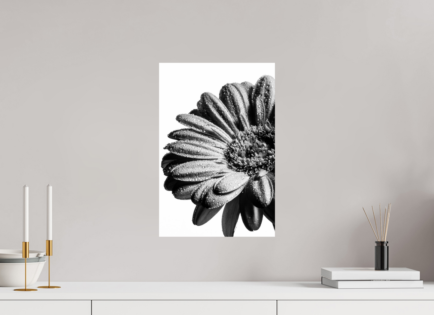 30 x 45 cm, Fine Art Print Baryta auf Alu-Dibond Gerbera_06