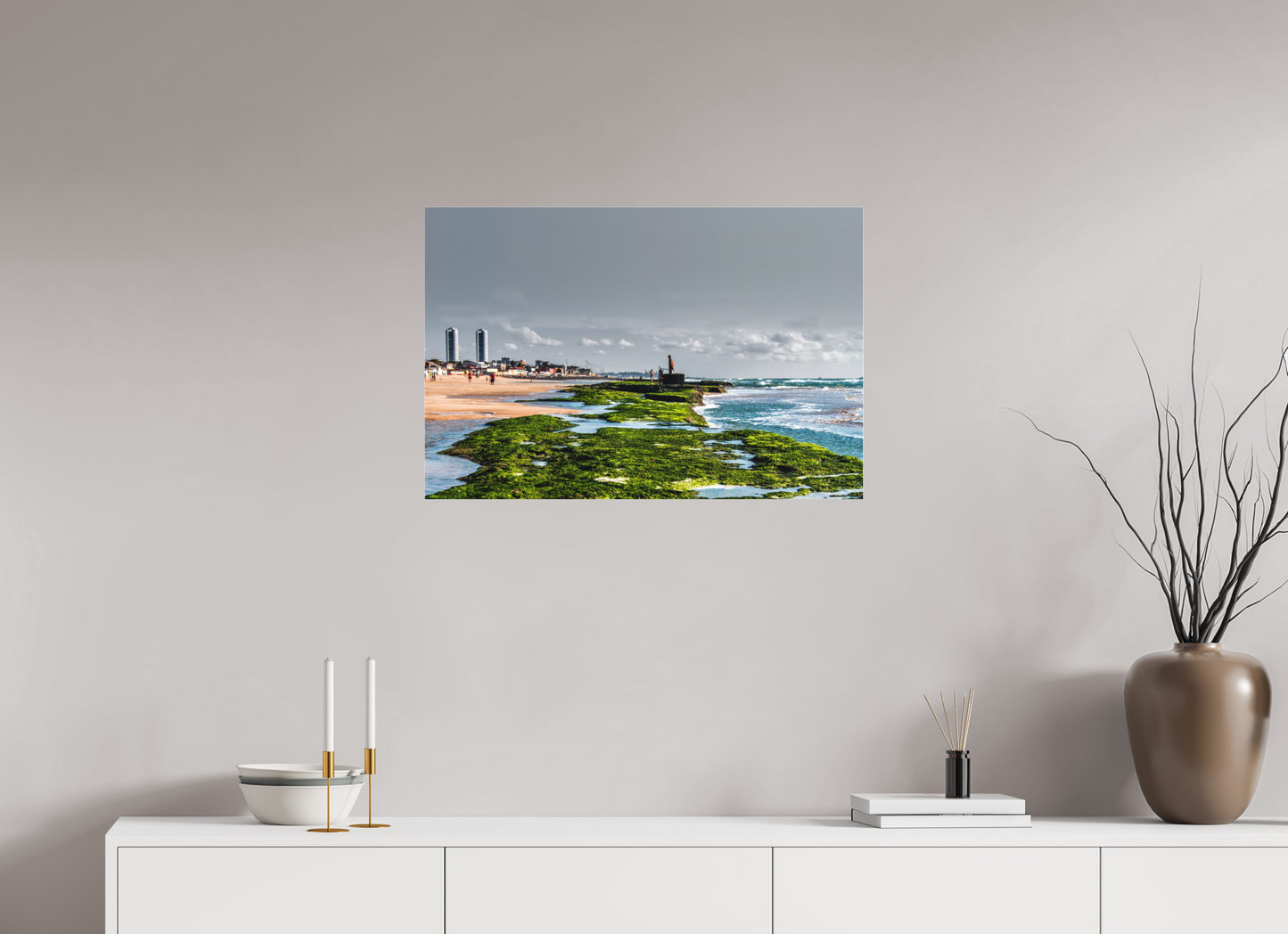 75 x 50 cm, Fine Art Acrylglas Matt Praia do Pina - Recife - PE
