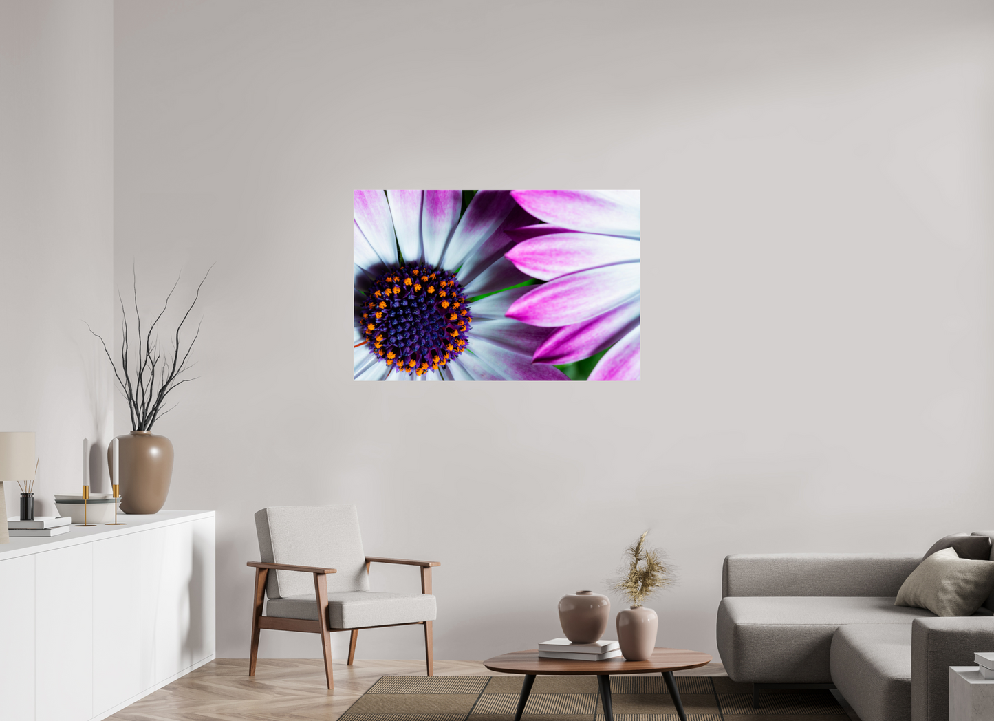 120 x 80 cm, Glänzender Foto-Abzug Acrylglas Kapmargerite_06