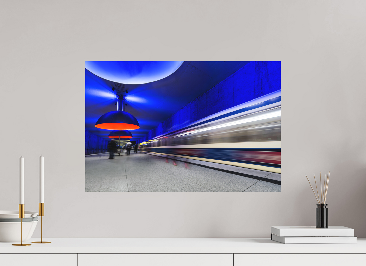 60 x 40 cm, Fine Art Acrylglas Matt Westfriedhof München