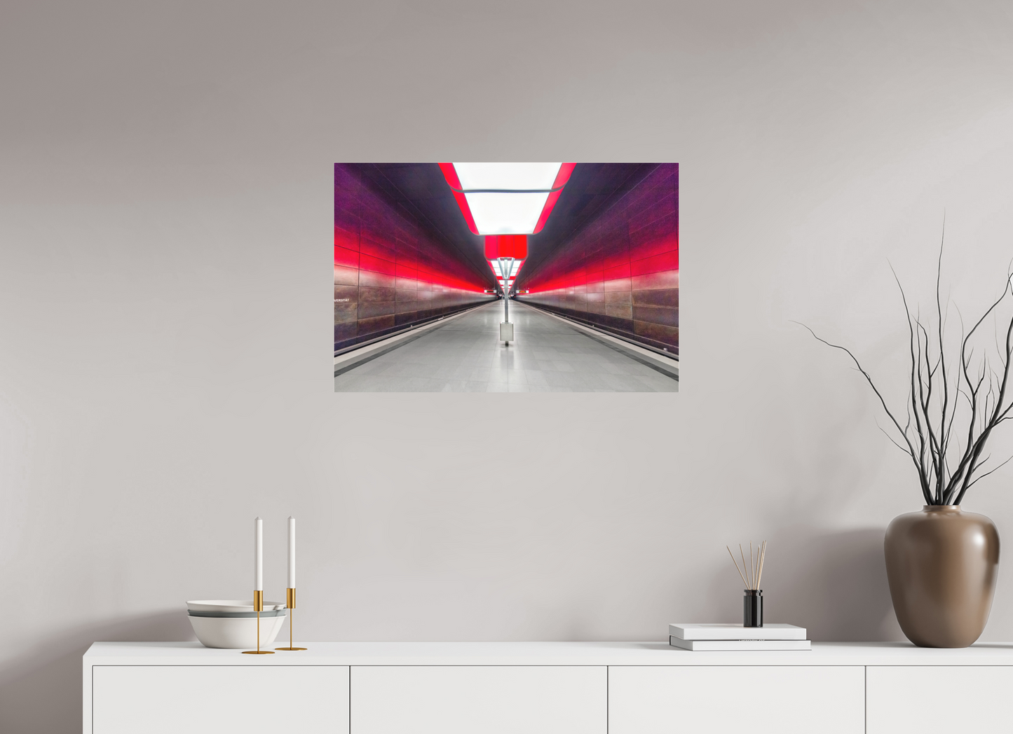 75 x 50 cm, Fine Art Acrylglas Matt Hafen City Universitaet_3 Hamburg