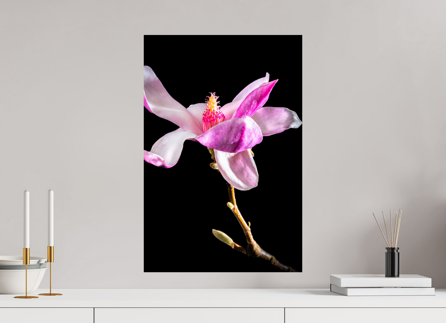 40 x 60 cm, ChromaLuxe HD Metal Print Magnolie_02