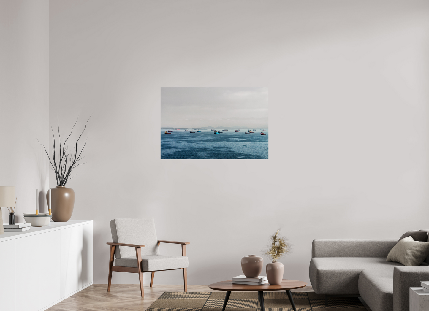 105 x 70 cm, Fine Art Print auf Alu-Dibond ohne Aufhang Ponte Rio NIterói - Niterói - RJ