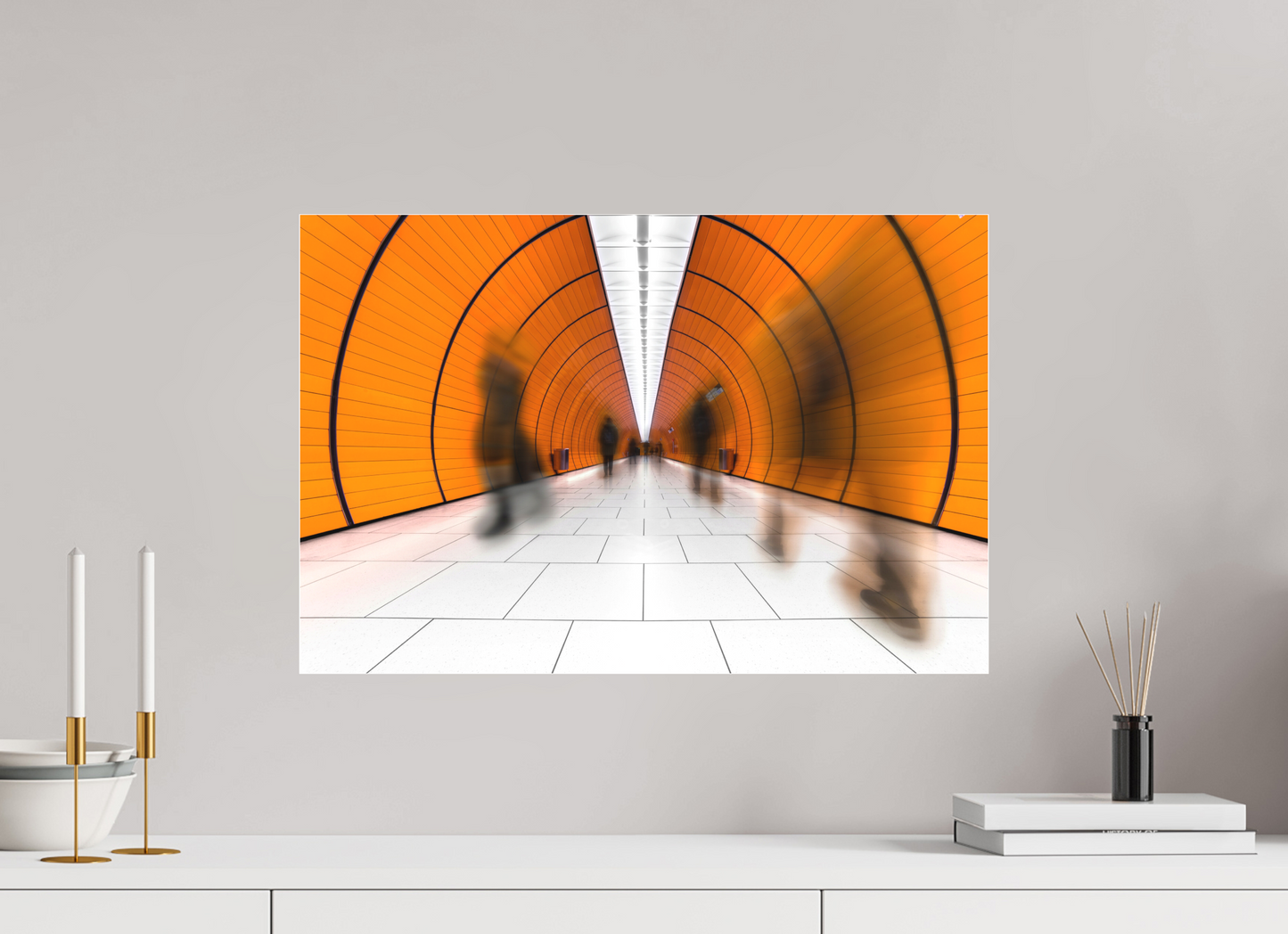 60 x 40 cm, Fine Art Acrylglas Matt Marienplatz #1 München