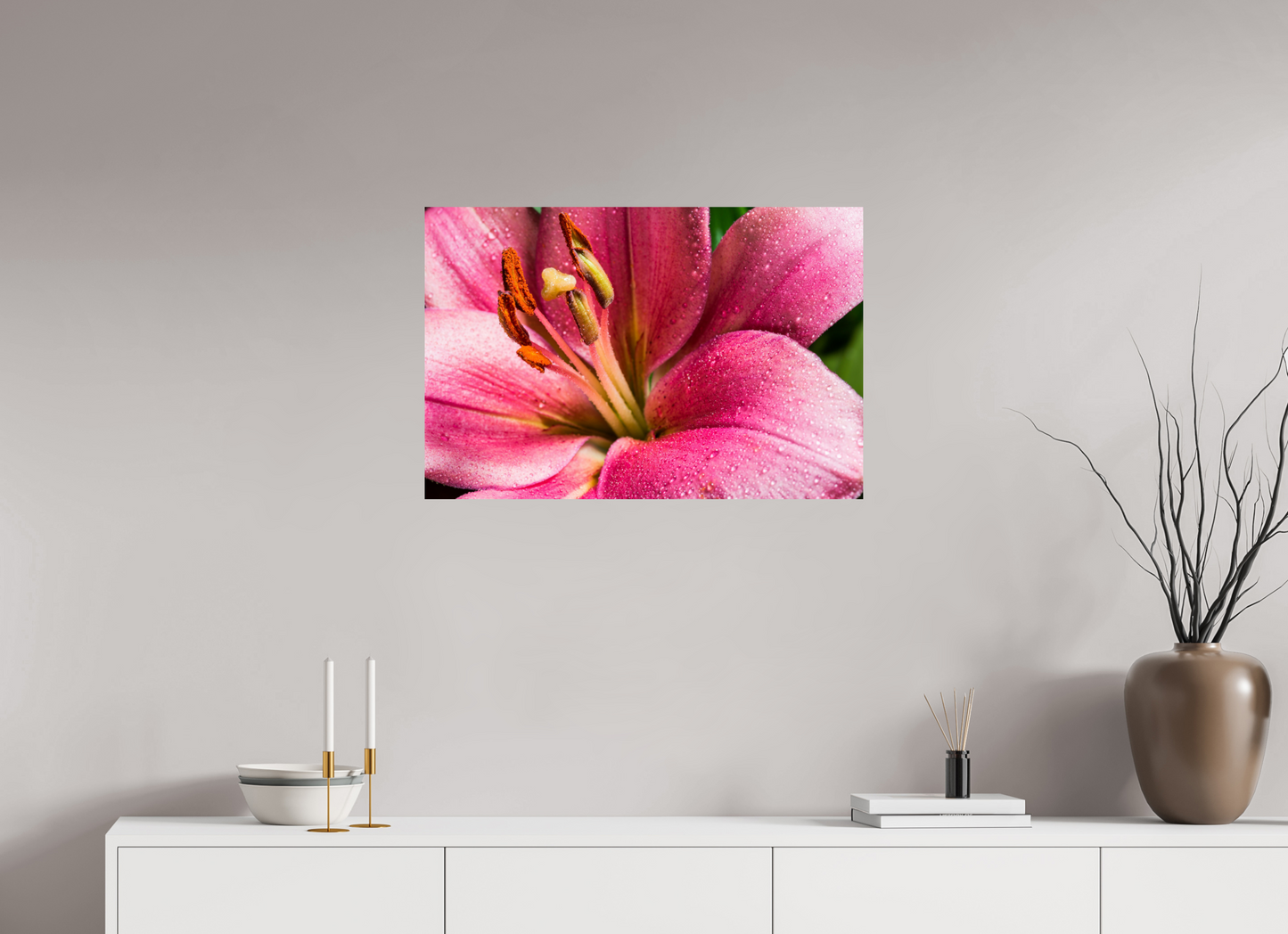75 x 50 cm, Fine Art Print Baryta auf Alu-Dibond Lilie_02