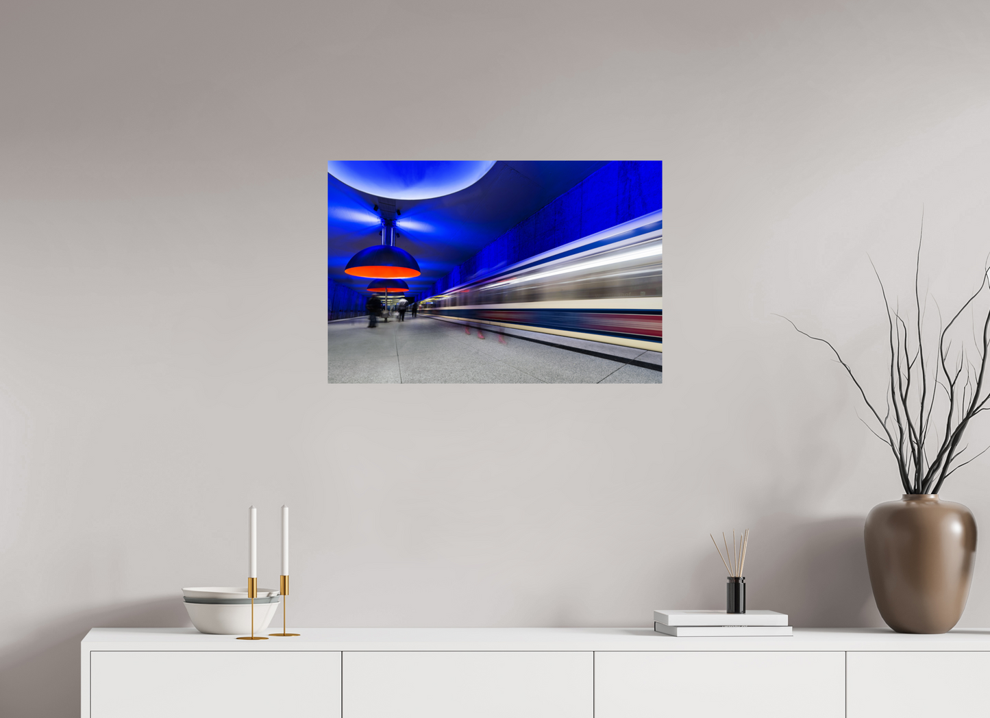 75 x 50 cm, Fine Art Print Metallic Edition Westfriedhof München