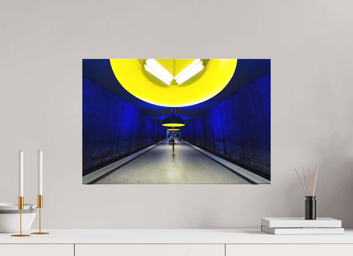 60 x 40 cm, Fine Art Acrylglas Matt West Friedhof #6 München