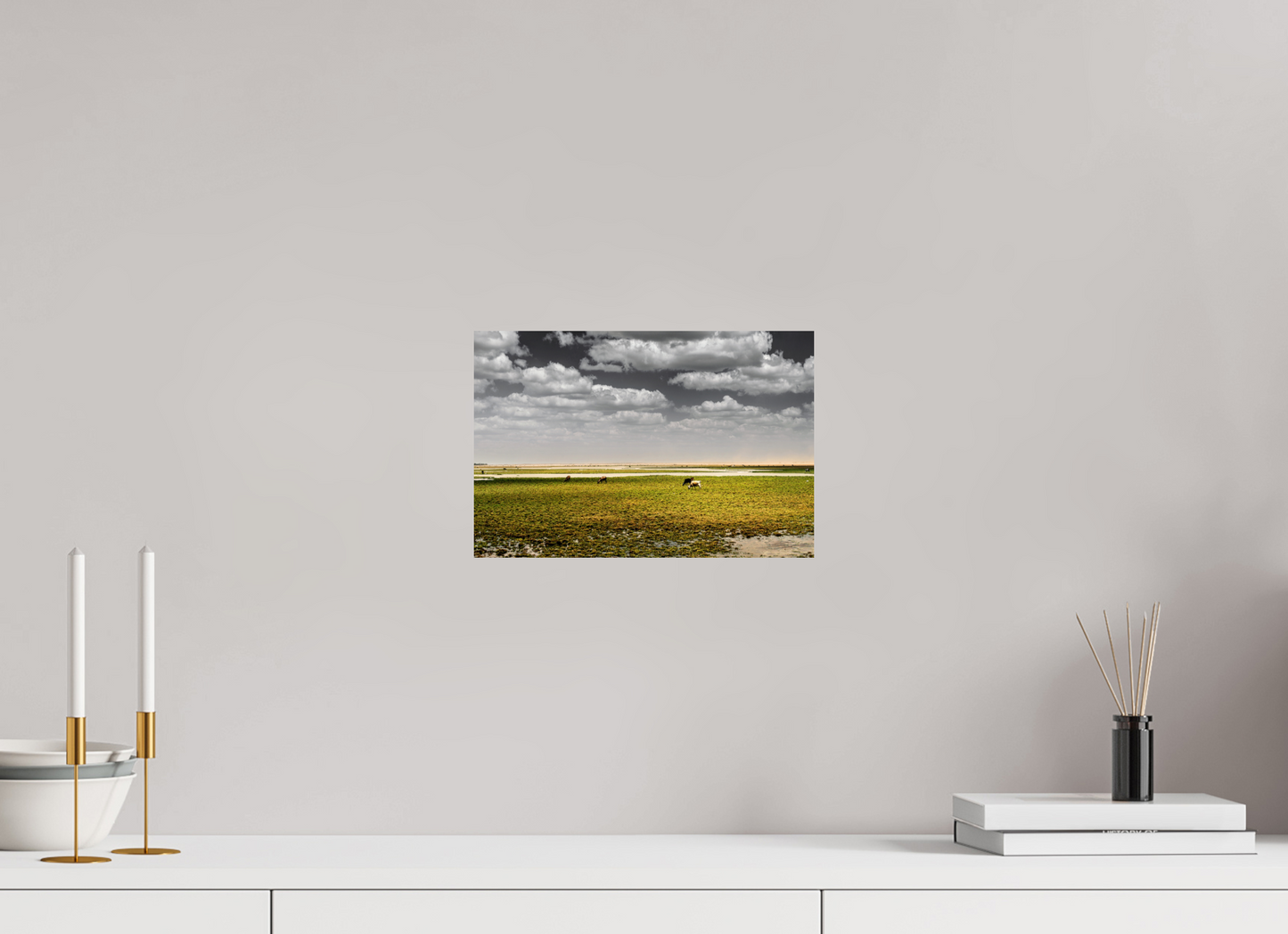 30 x 20 cm, Fine Art Print auf Alu-Dibond ohne Aufhang Alagado - Porto do Mangue - RN