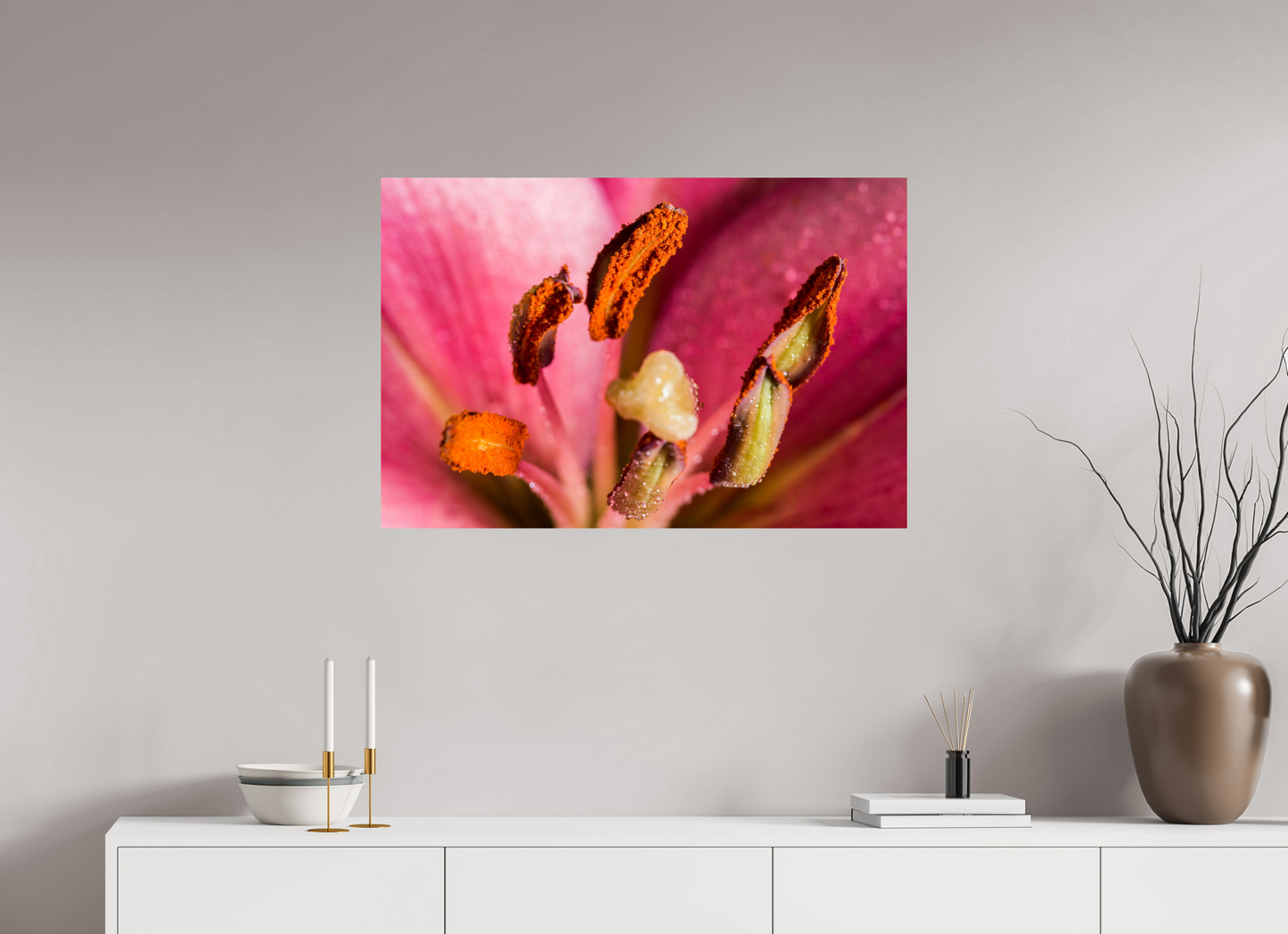 90 x 60 cm, Fine Art Print Baryta auf Alu-Dibond Lilie_05