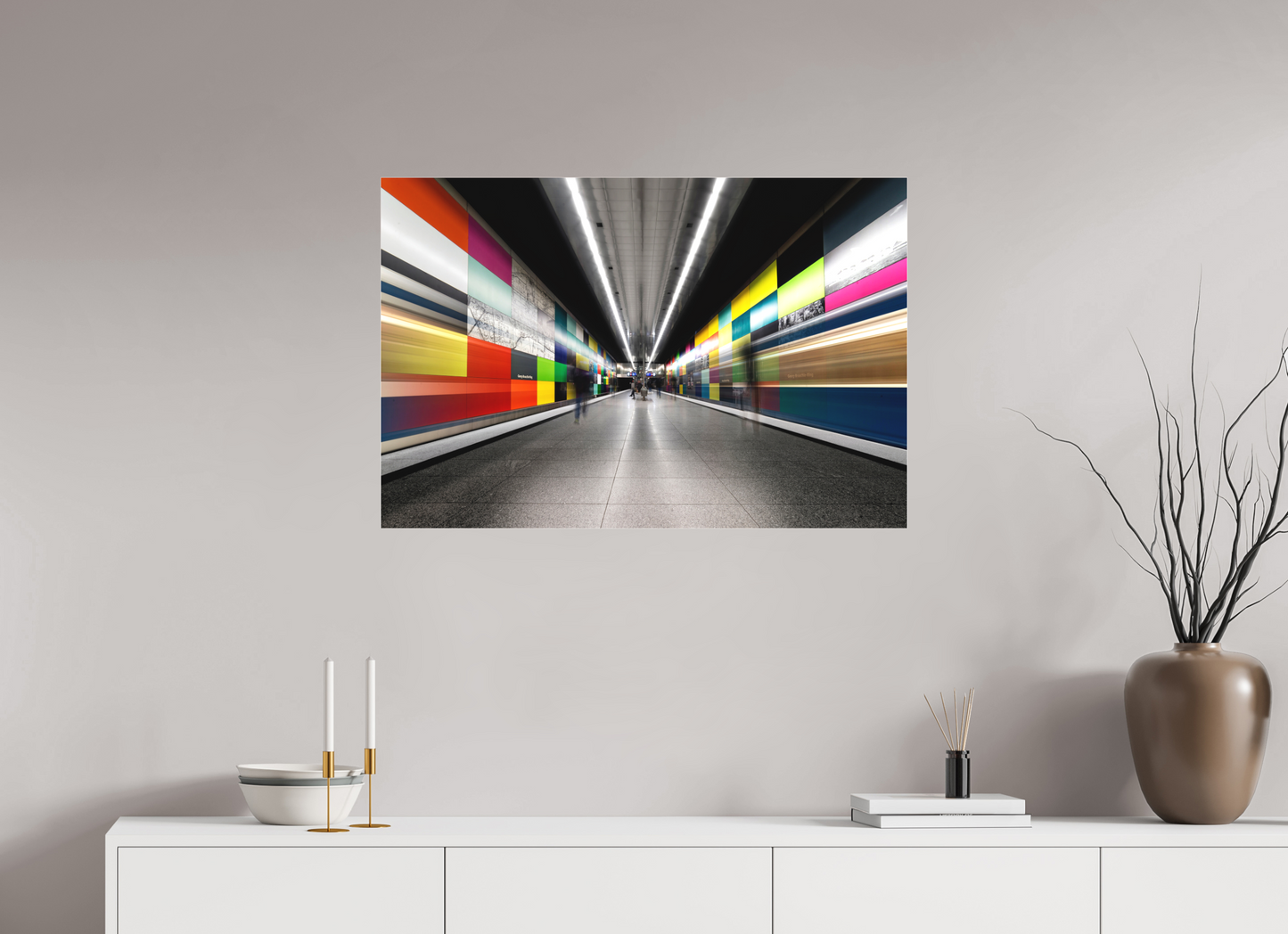 90 x 60 cm, Fine Art Acrylglas Matt Georg-Brauchle-Ring - München