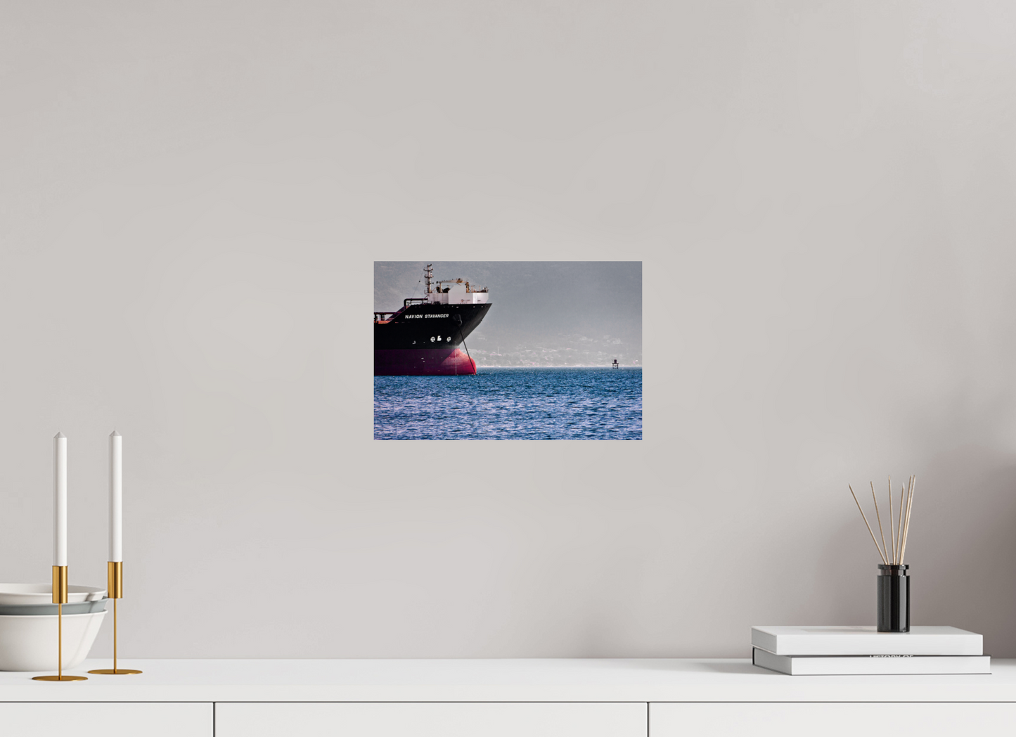 30 x 20 cm, Fine Art Print auf Alu-Dibond ohne Aufhang Canal de São Sebastião. SP #2