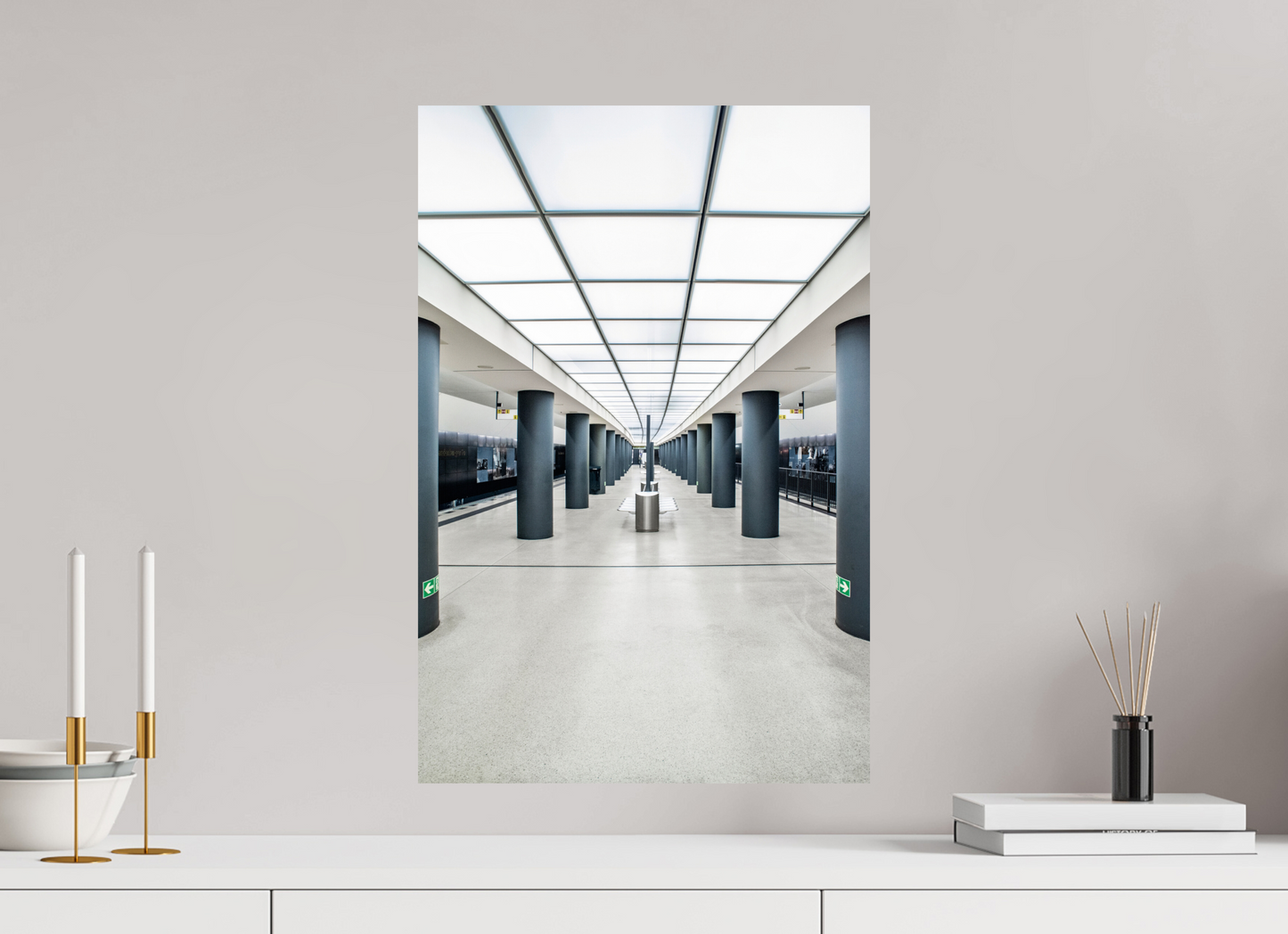 40 x 60 cm, Fine Art Print Metallic Edition Brandenburger-Tor #4 Berlin