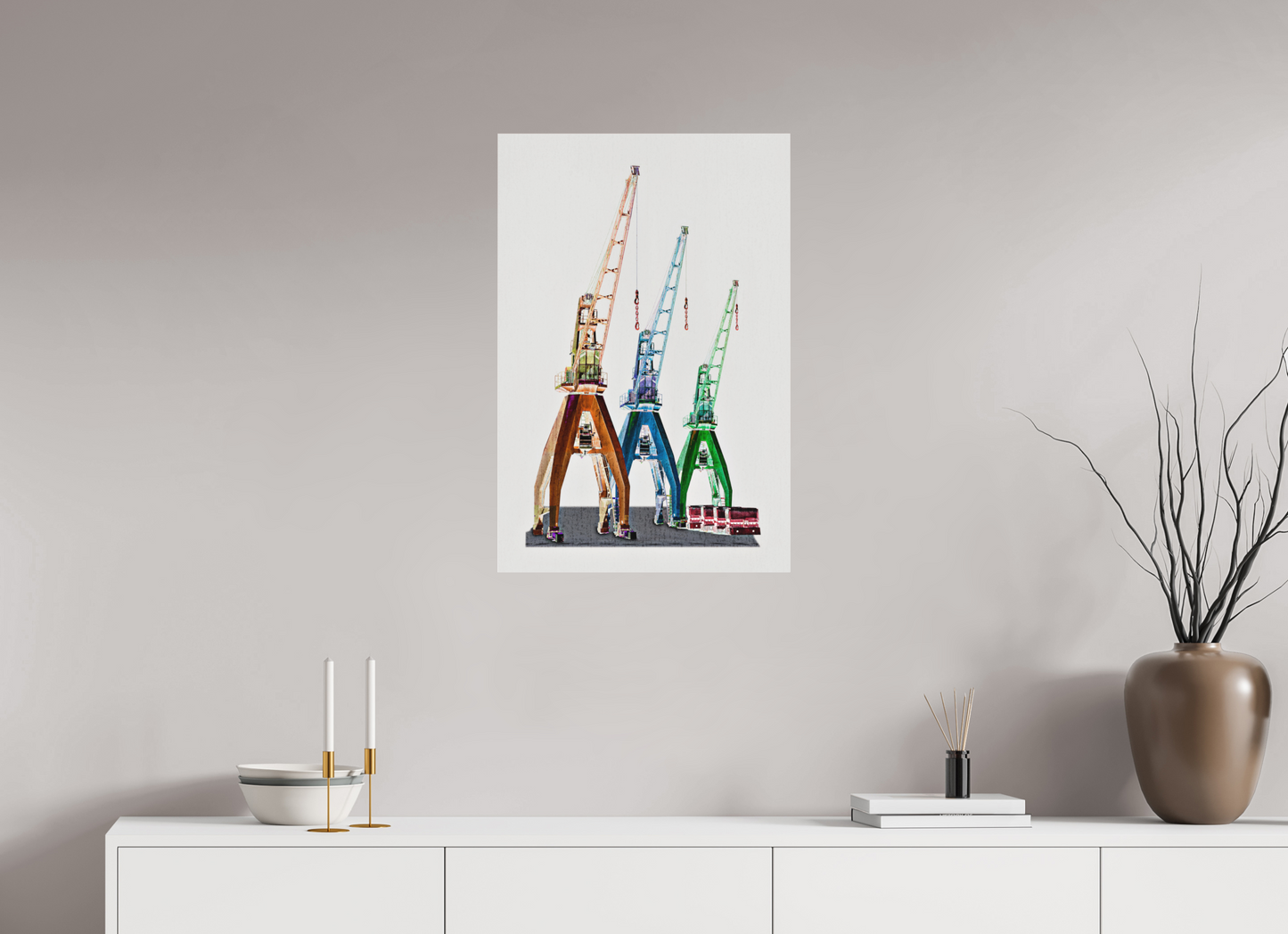 50 x 75 cm, Fine Art Acrylglas Matt Grue_de_quai