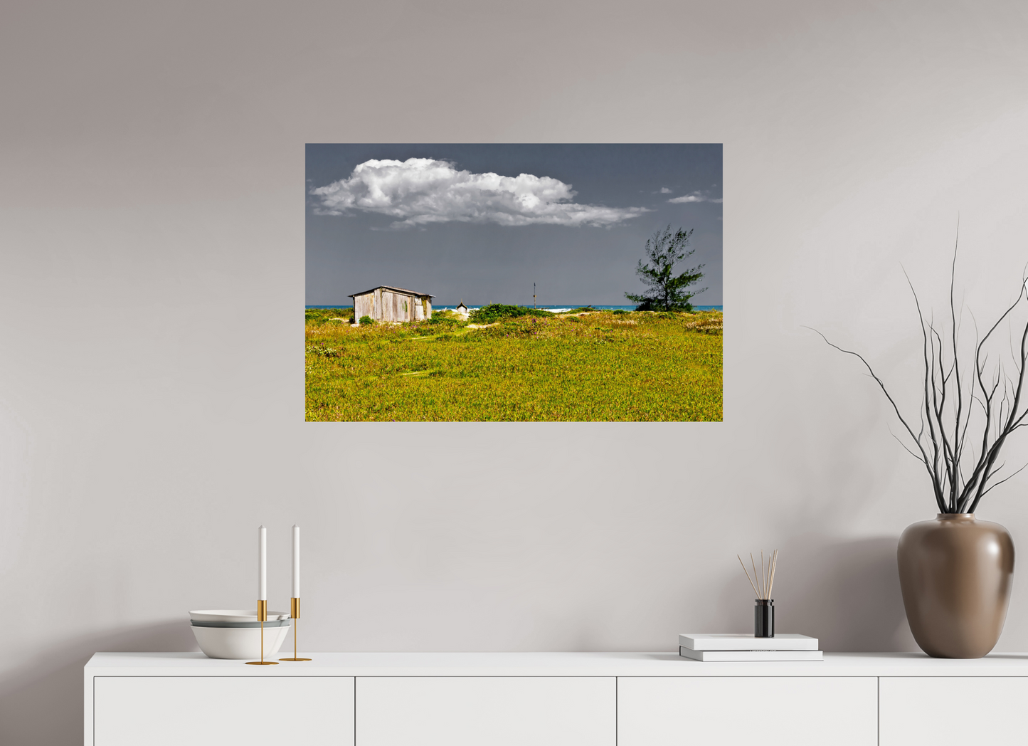 90 x 60 cm, Fine Art Print auf Alu-Dibond ohne Aufhang Enseada Da Baleia - Ilha do Cardoso - SP