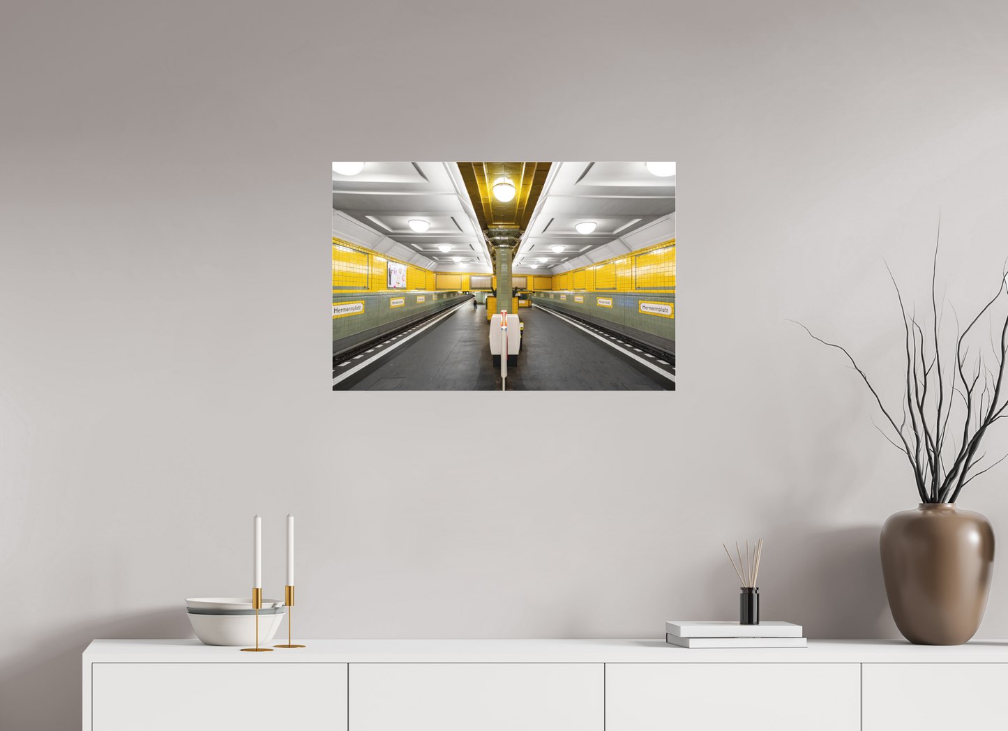 75 x 50 cm, Fine Art Acrylglas Matt Hermannsplatz #3 Berlin