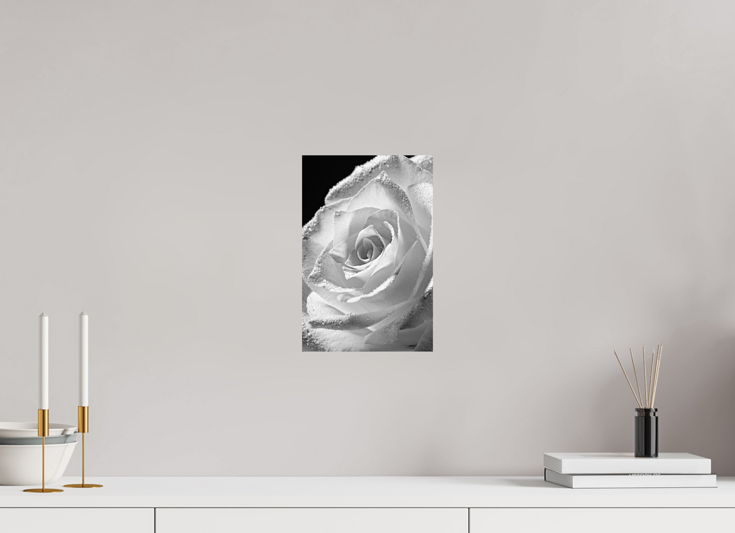 20 x 30 cm, Fine Art Print Baryta auf Alu-Dibond Rose_06