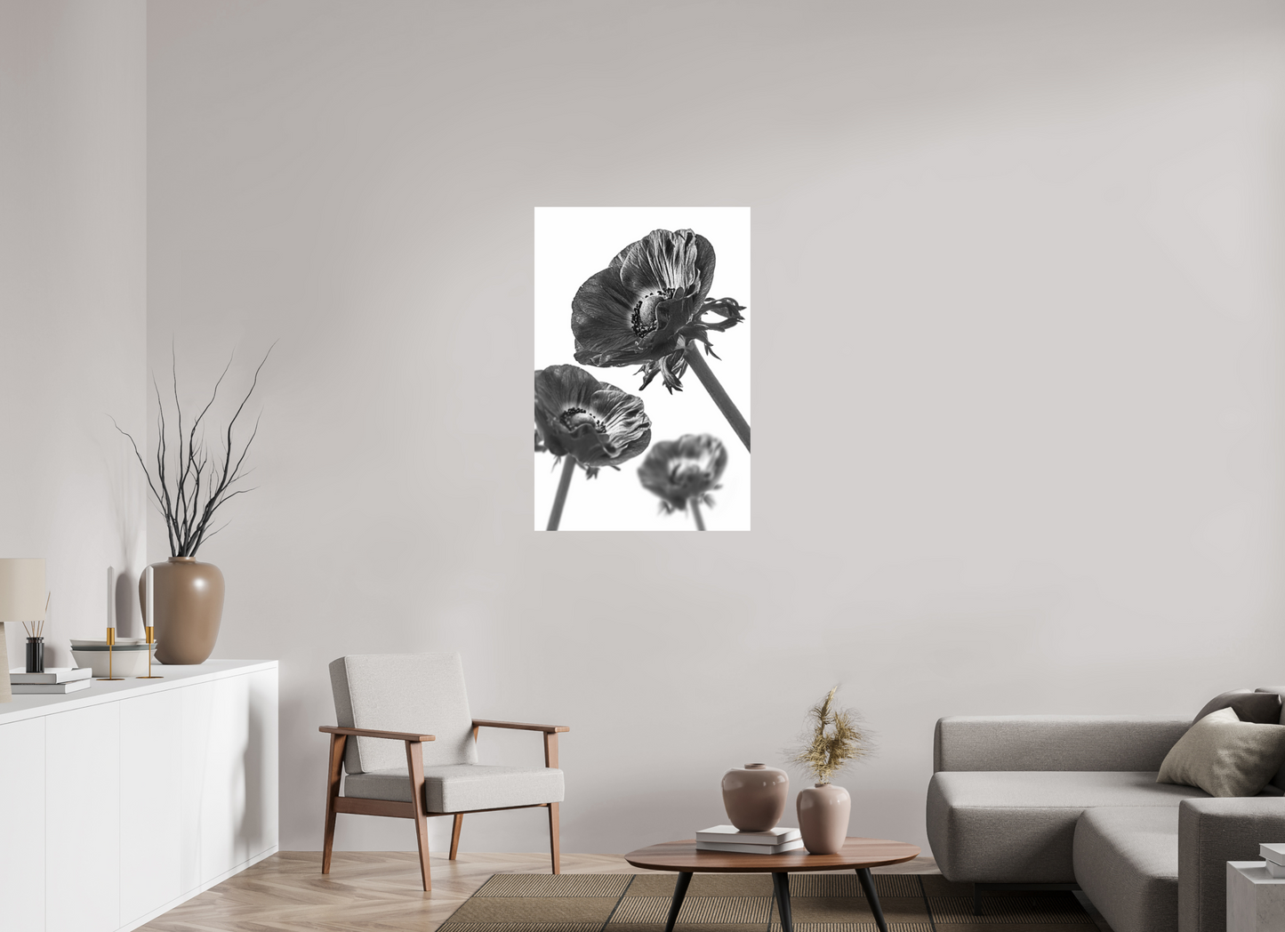 70 x 105 cm, ChromaLuxe HD Metal Print Kronenanemone_08