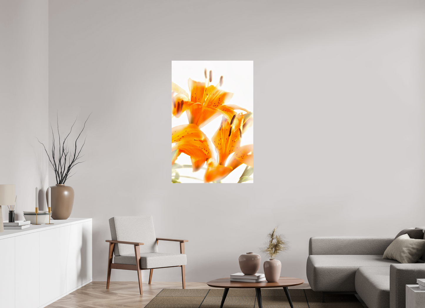 80 x 120 cm, Fine Art Print Baryta auf Alu-Dibond Lilie_07