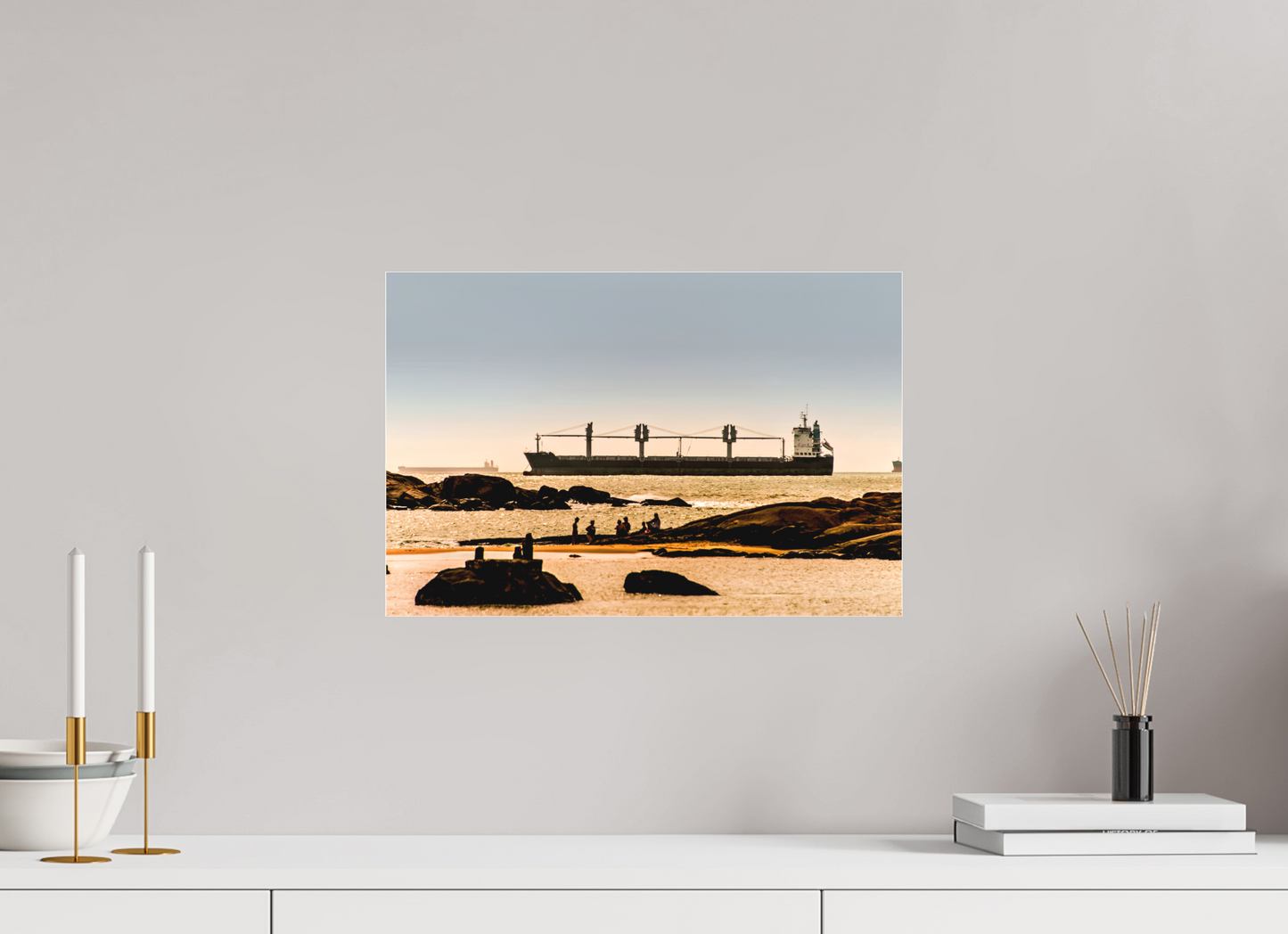 45 x 30 cm, Fine Art Acrylglas Matt Praia da Costa - Vila Velha - ES