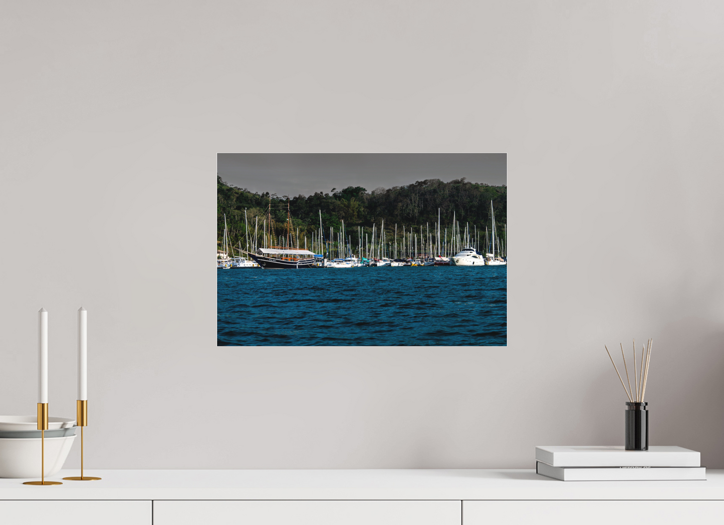 45 x 30 cm, Fine Art Acrylglas Matt Baía de Paraty - Paraty - RJ